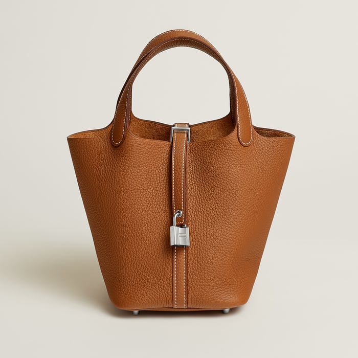 Gold Picotin Lock 18 Bag