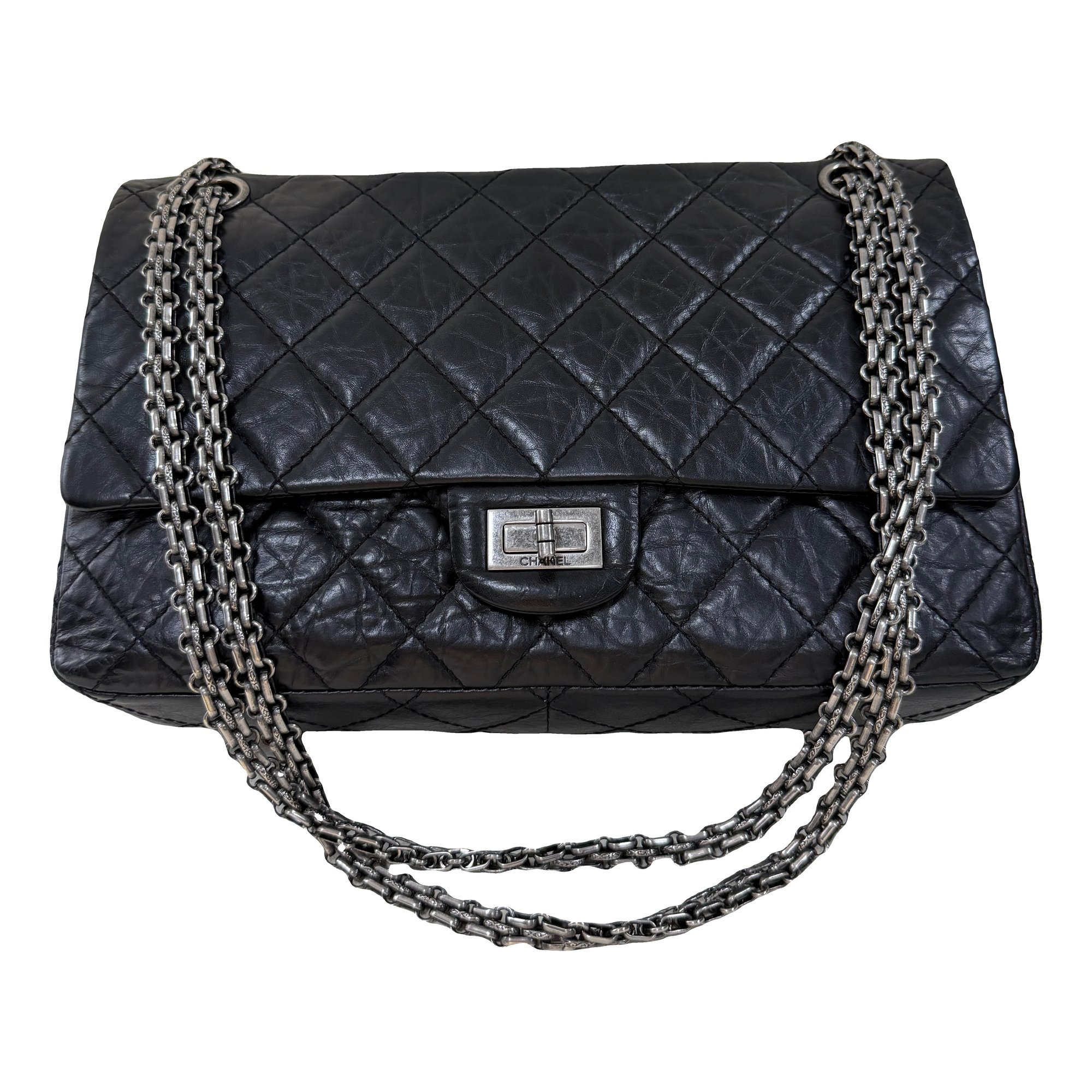 2.55 leather handbag