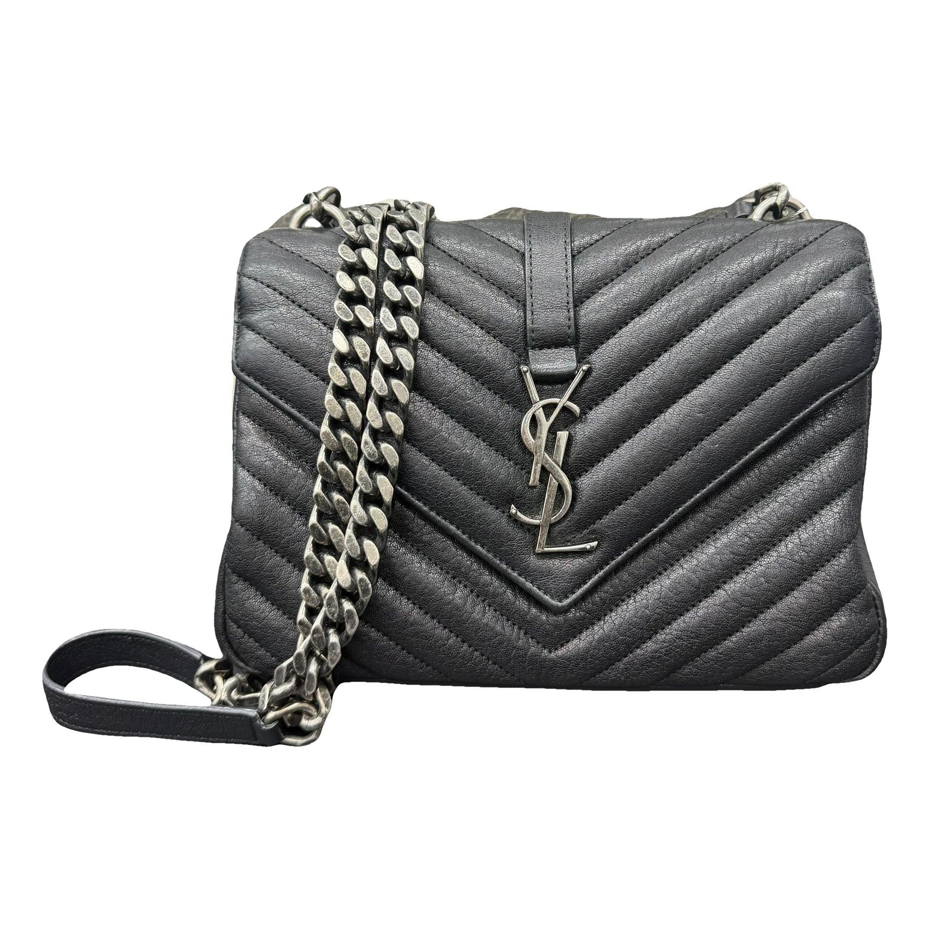 Collége monogramme leather handbag