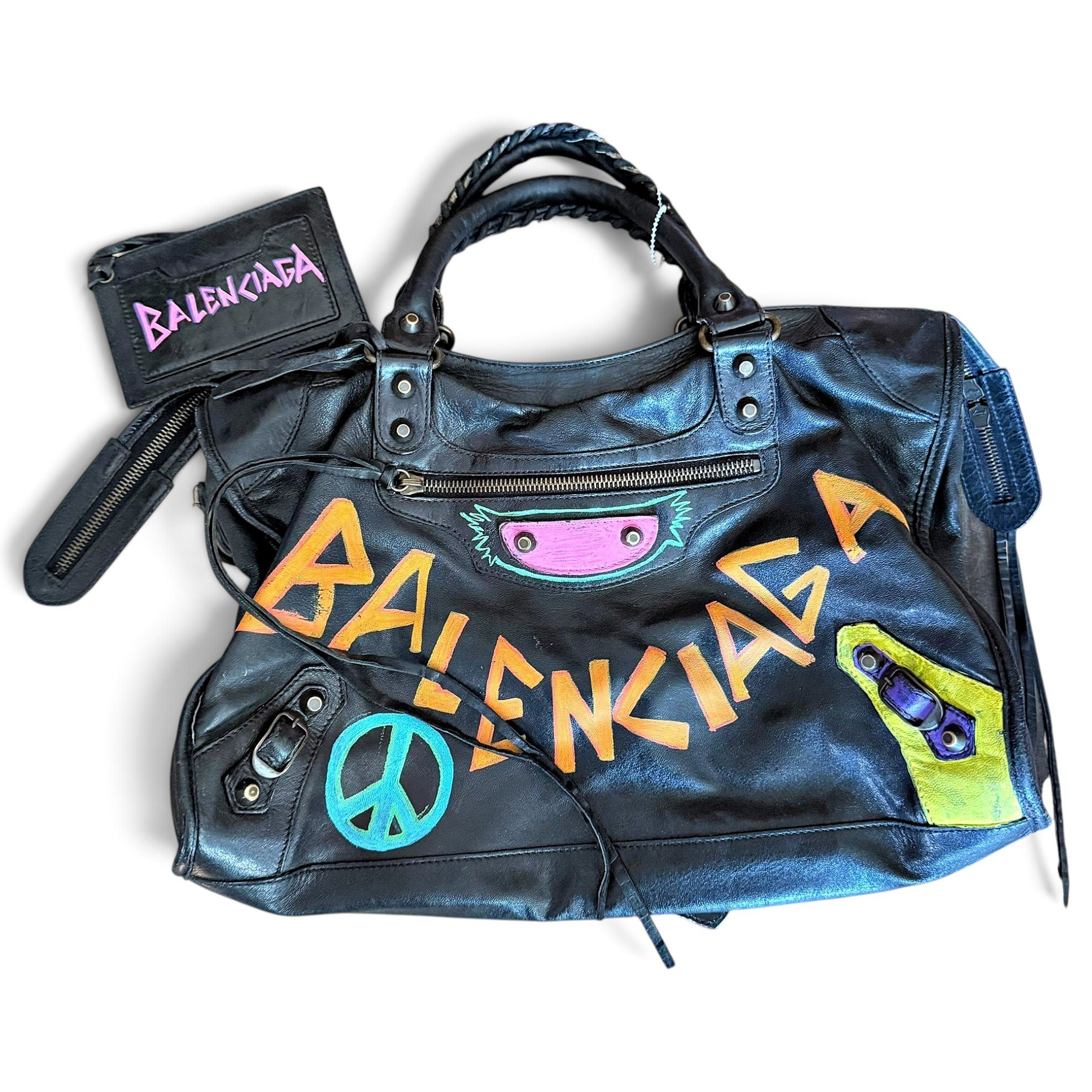 Balenciaga City leather handbag