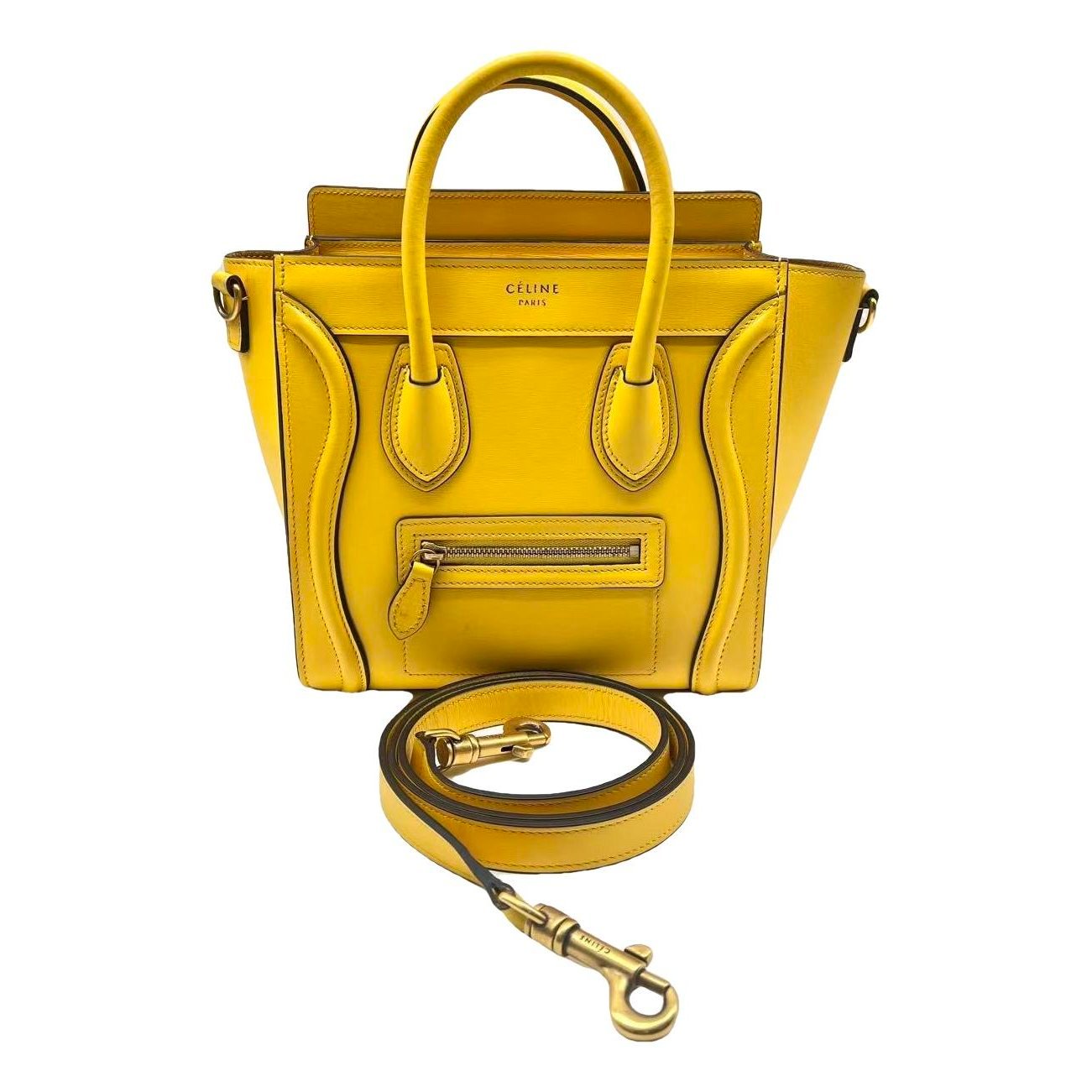 Luggage leather handbag