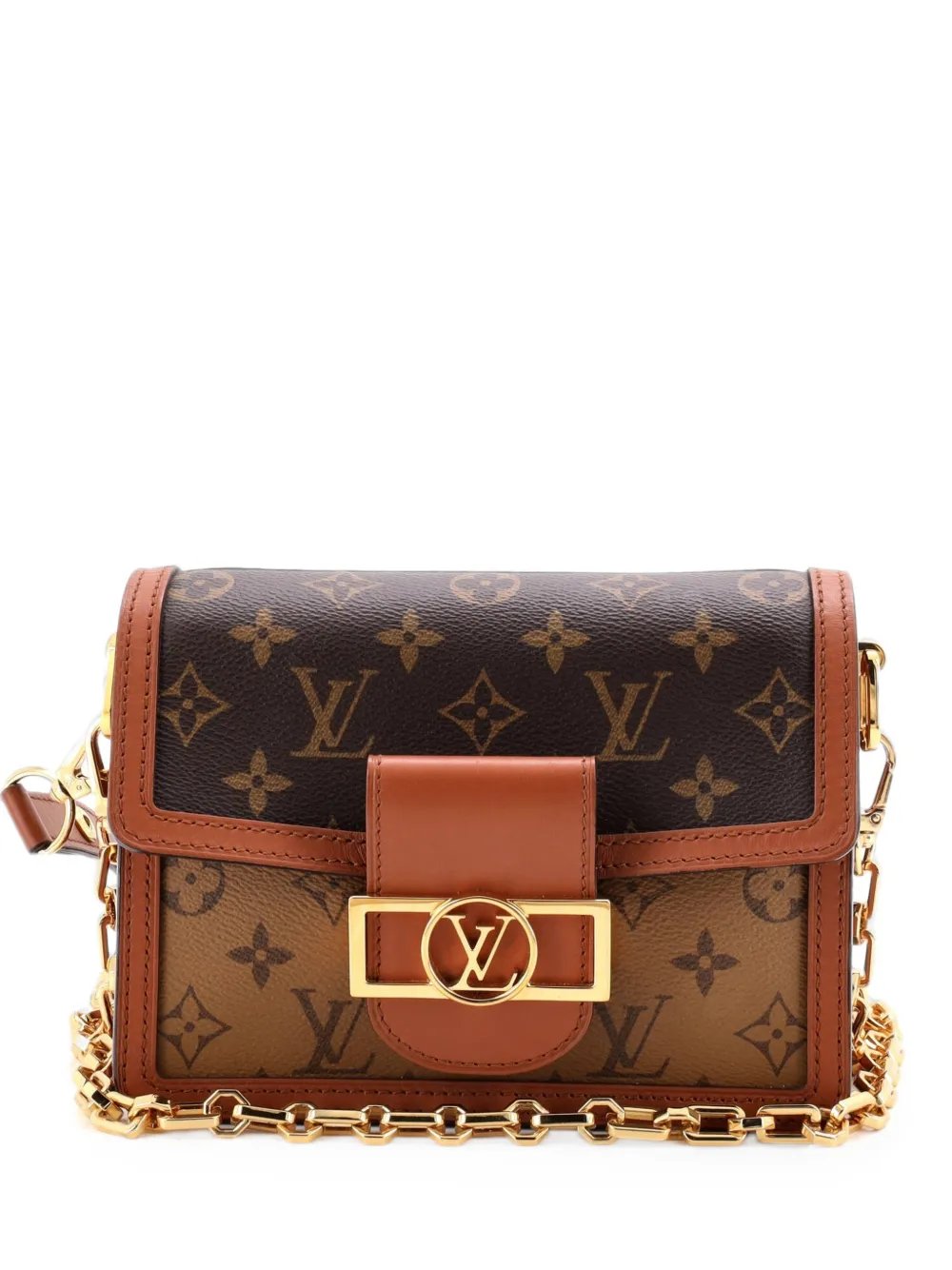 Dauphine Shoulder Bag Reverse Monogram Canvas Mini crossbody bag