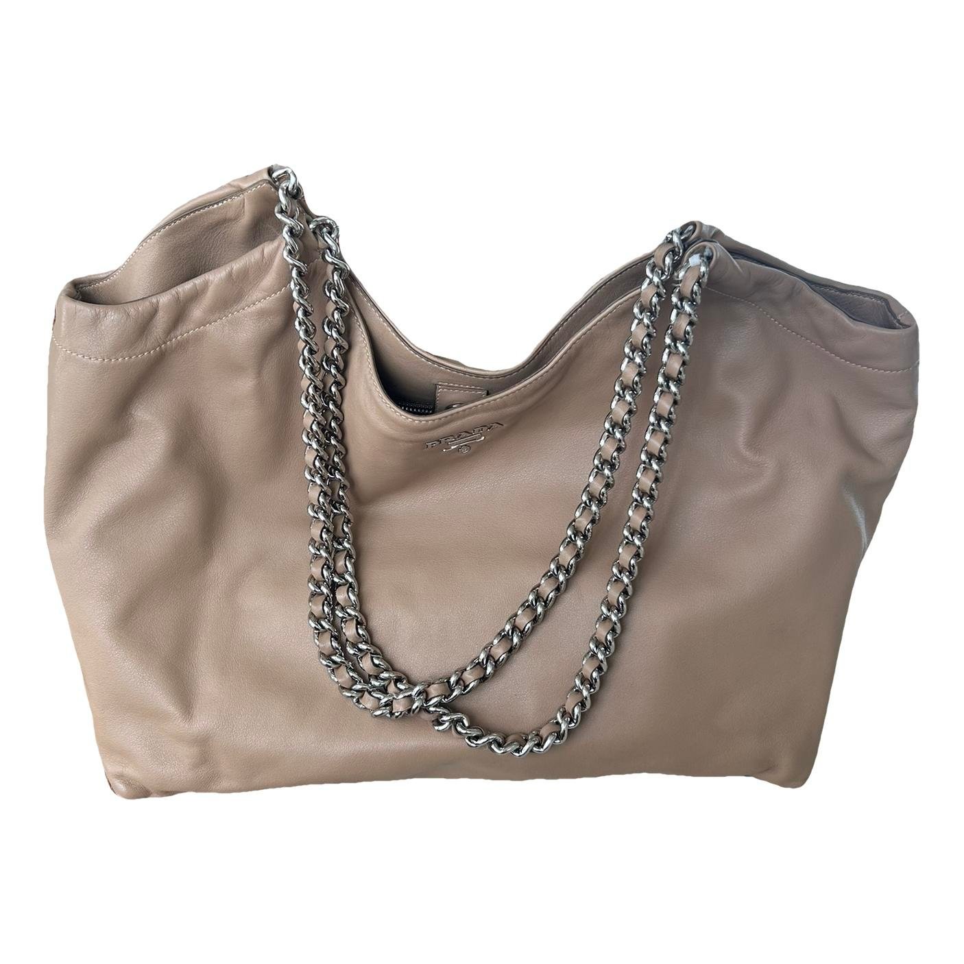 Leather tote