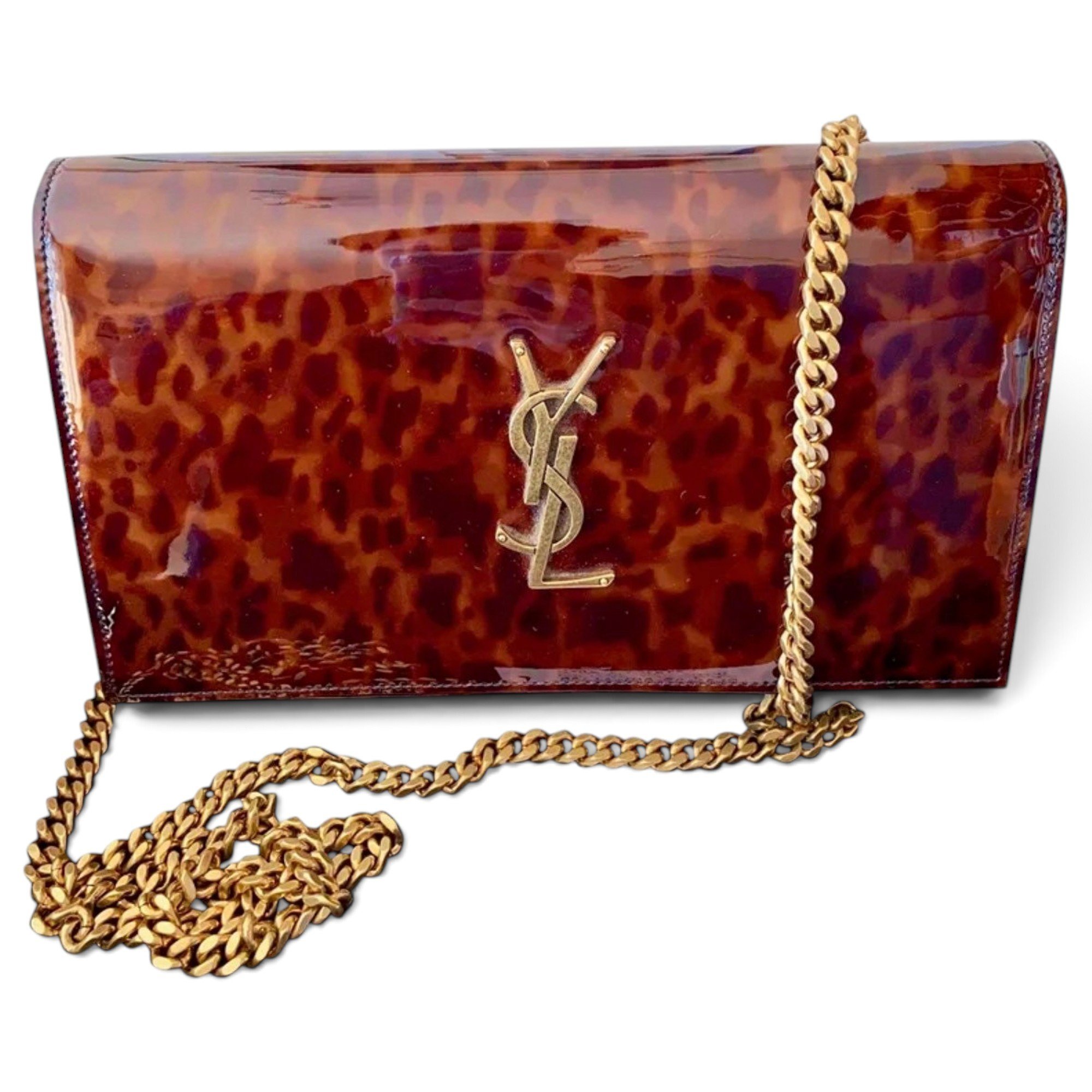 Kate monogramme patent leather crossbody bag