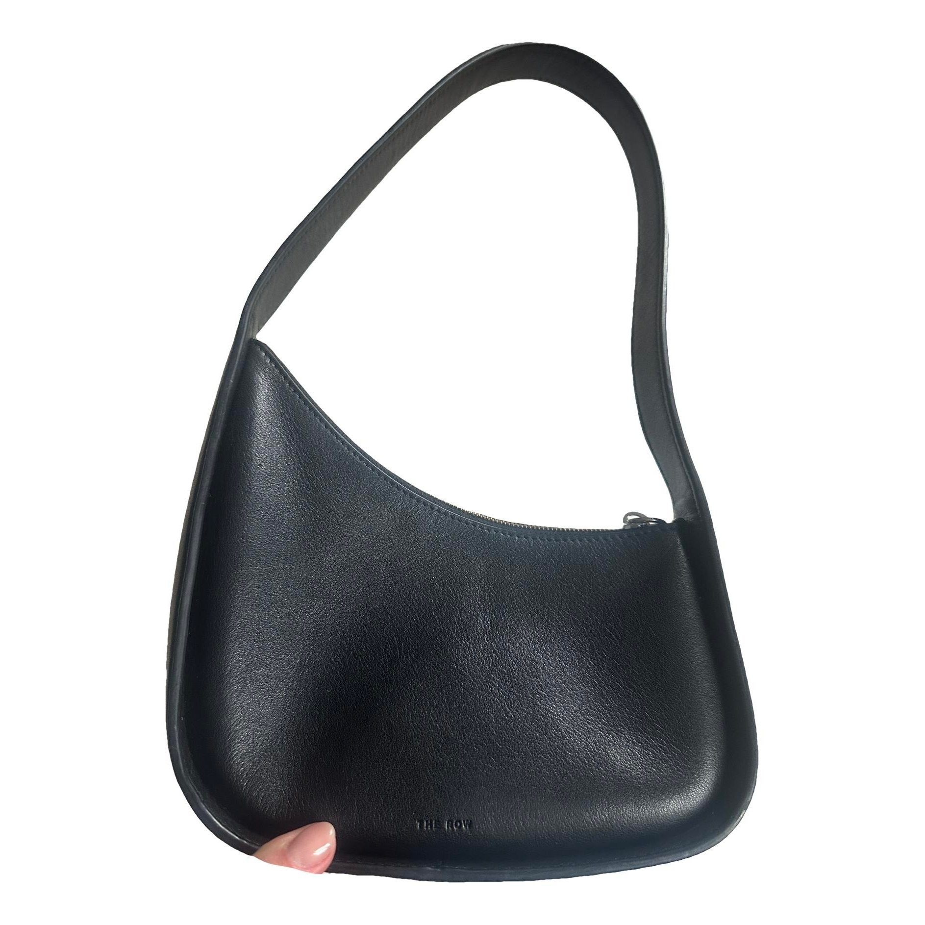Half Moon leather handbag