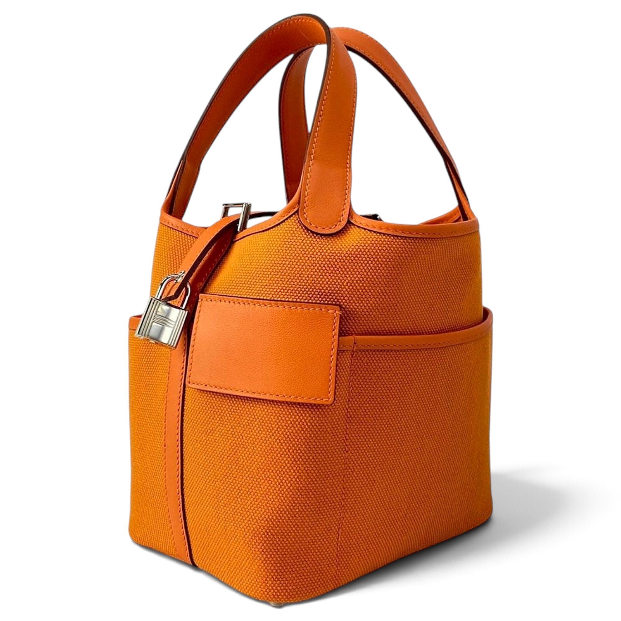 Picotin leather handbag