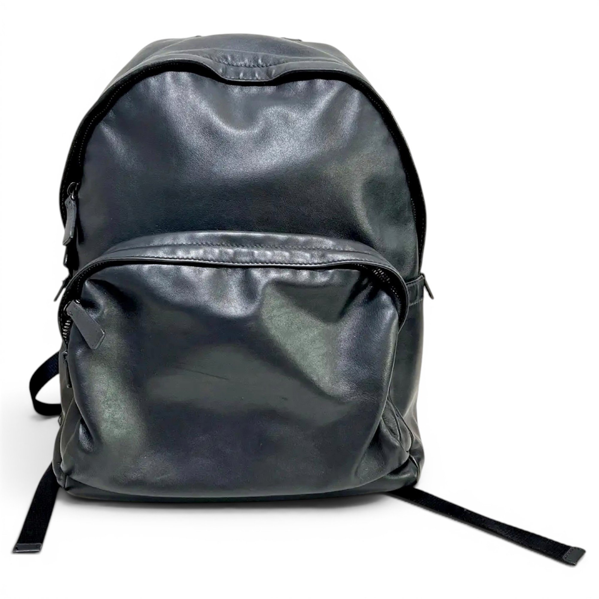 Leather backpack