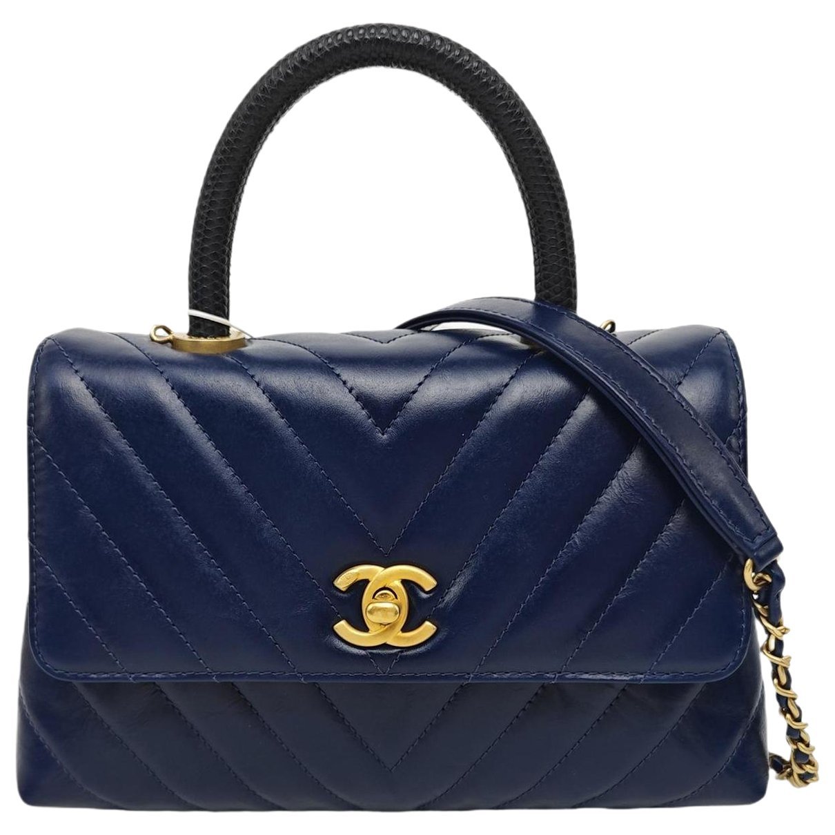 Coco Handle leather handbag