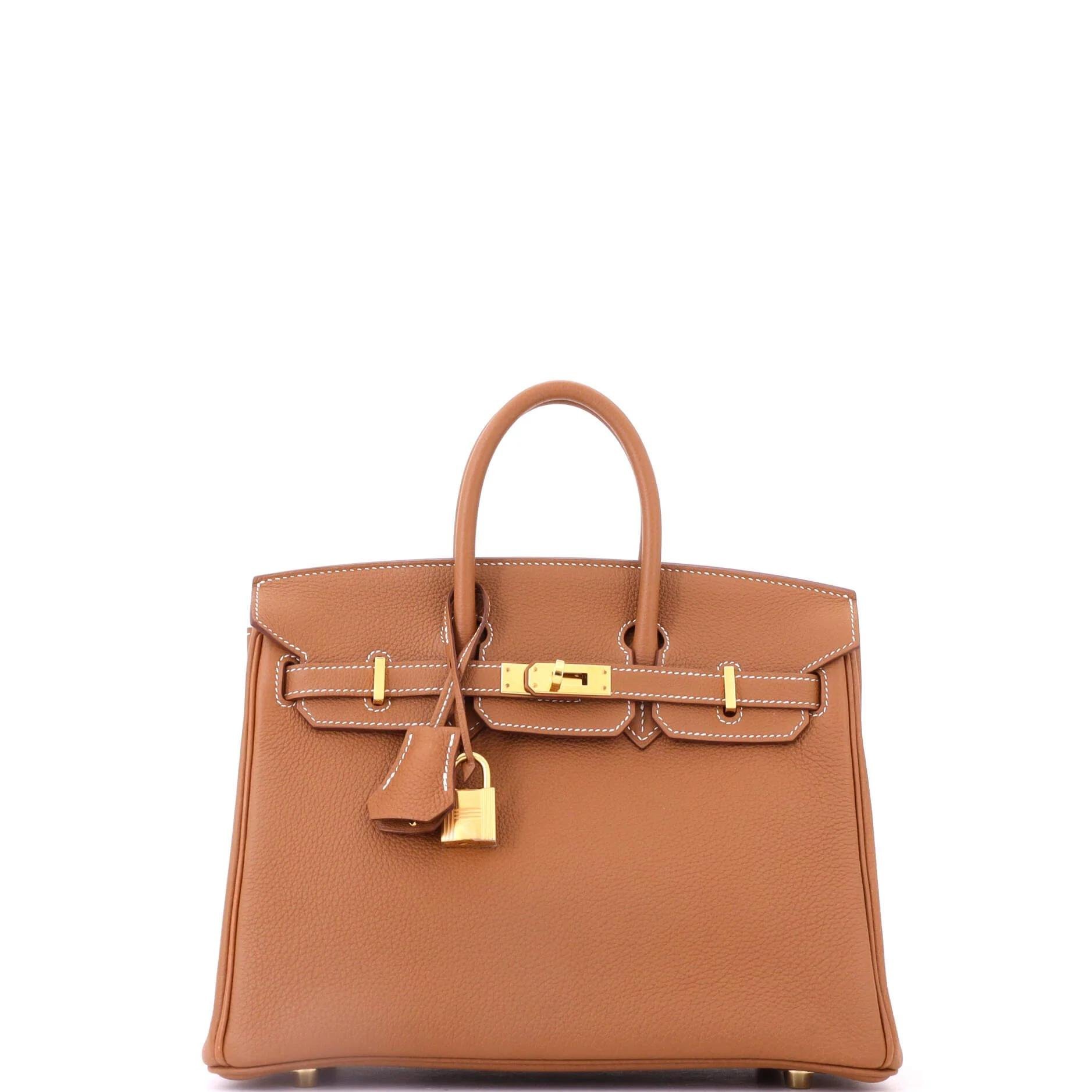 Birkin 25 leather tote