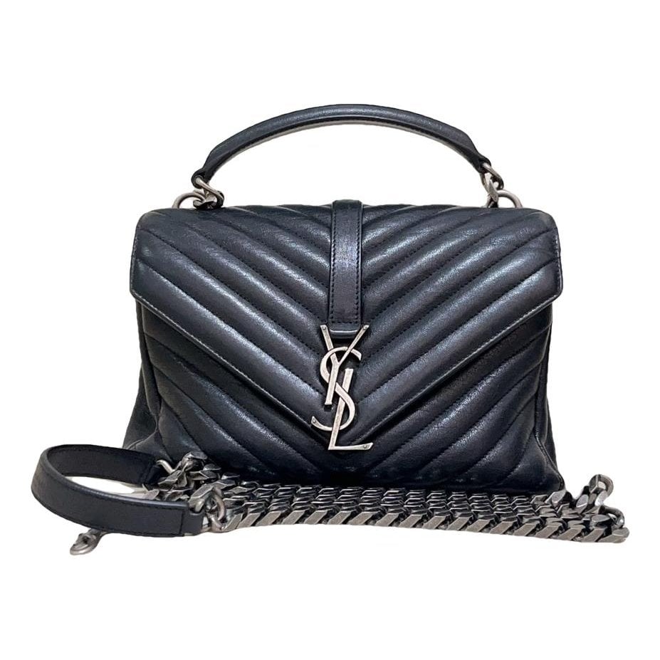 Collége monogramme leather handbag