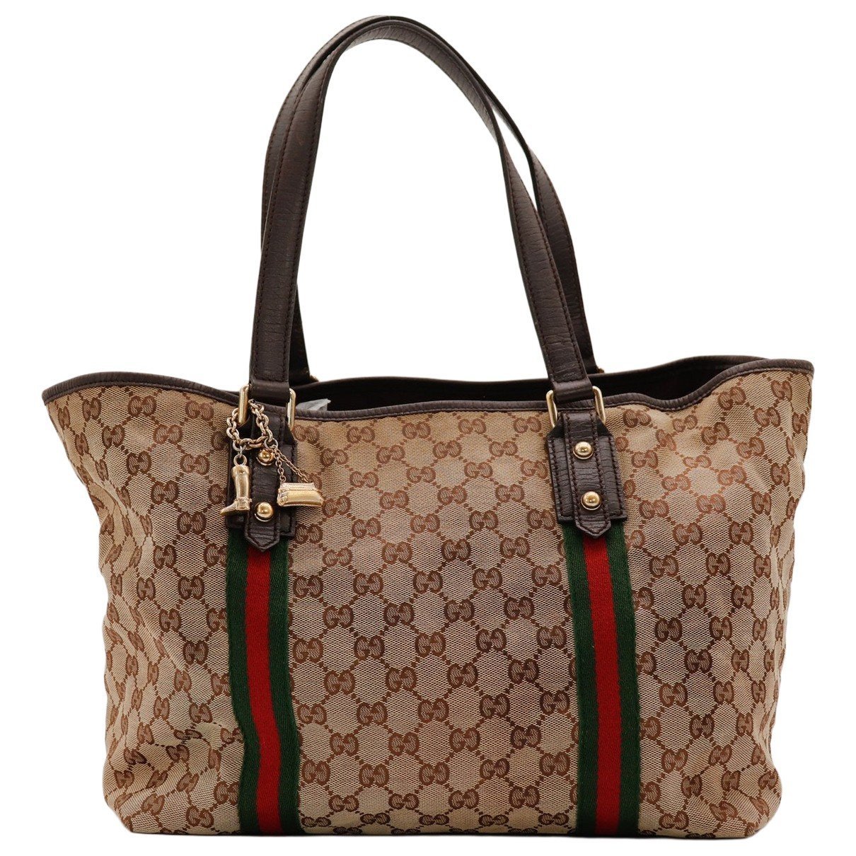 Bamboo leather handbag