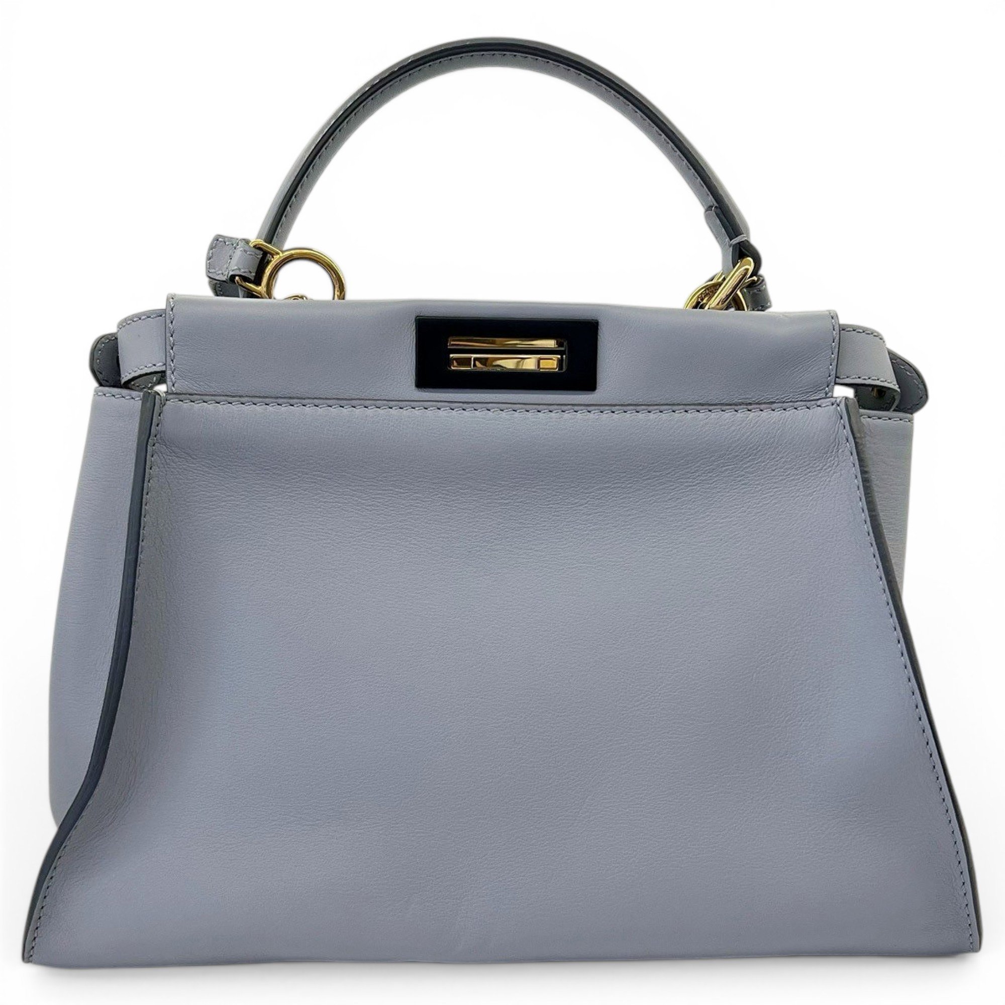 Peekaboo leather handbag