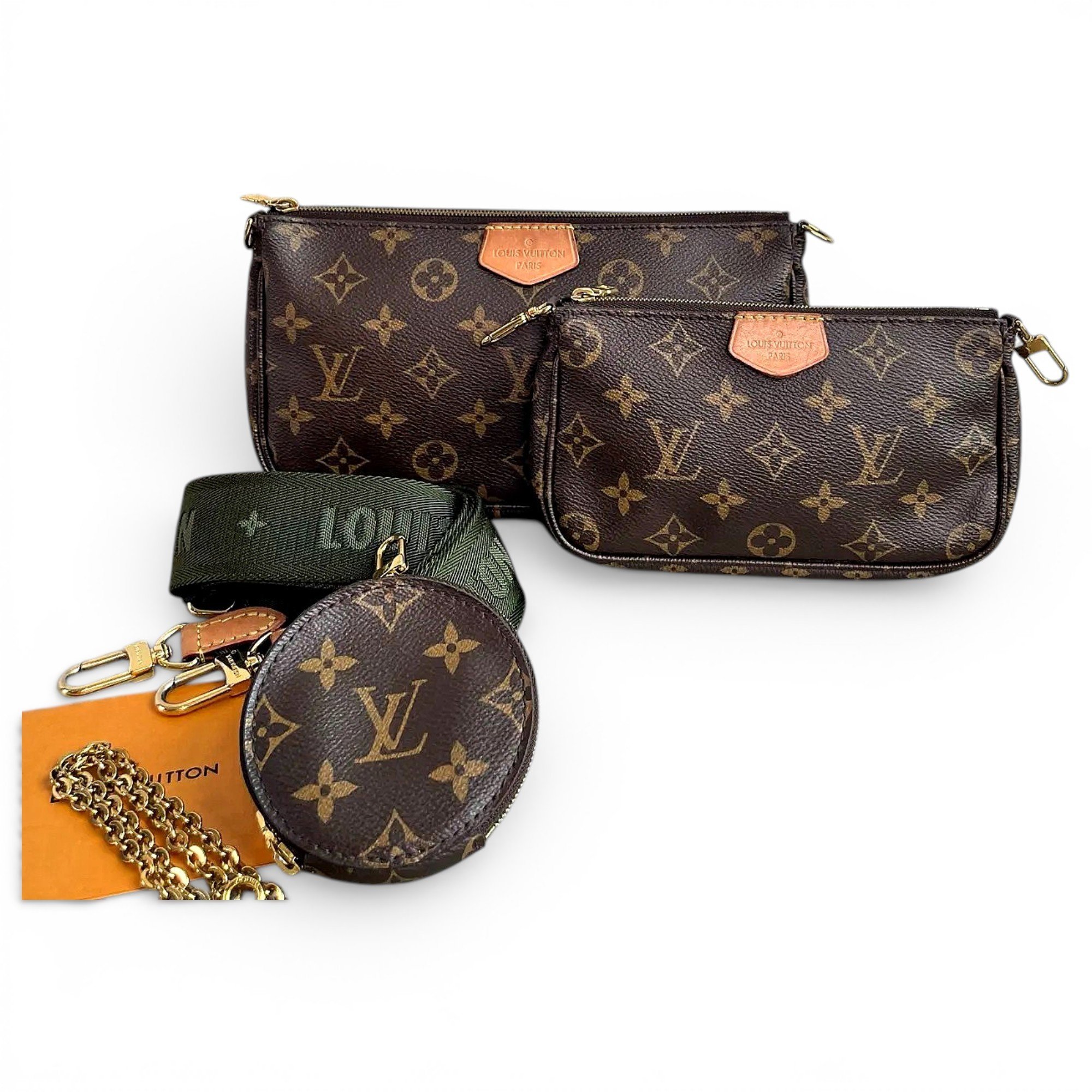 Louis Vuitton Multi Pochette Accessoires leather crossbody bag