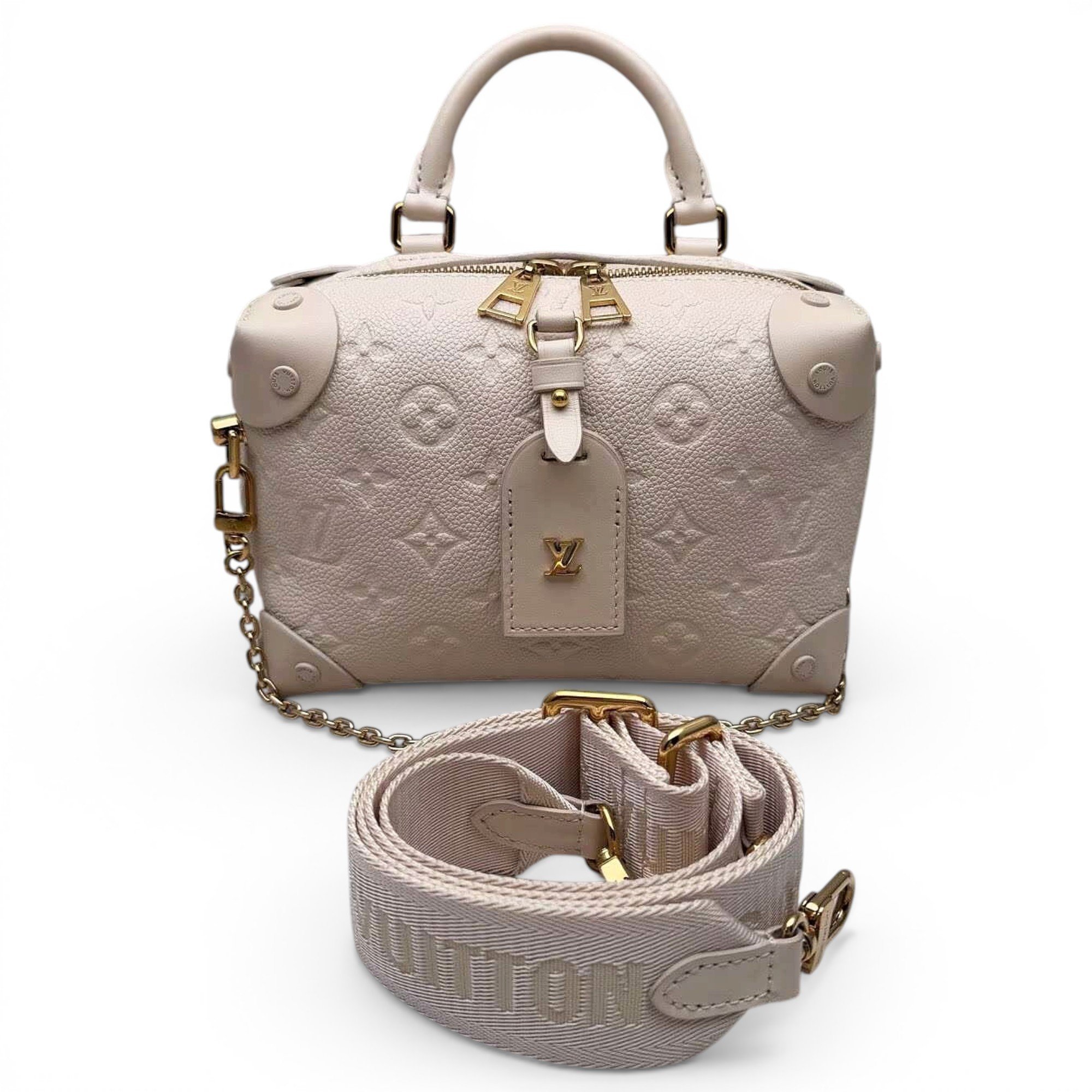 Louis Vuitton Petite Malle Souple leather handbag