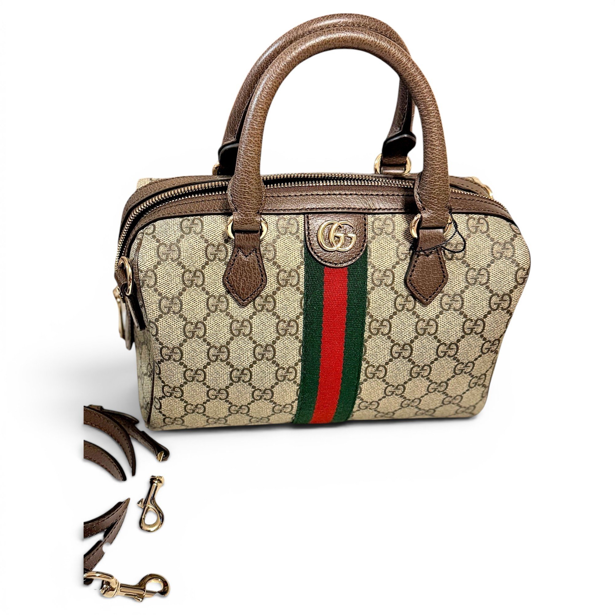 Ophidia leather handbag