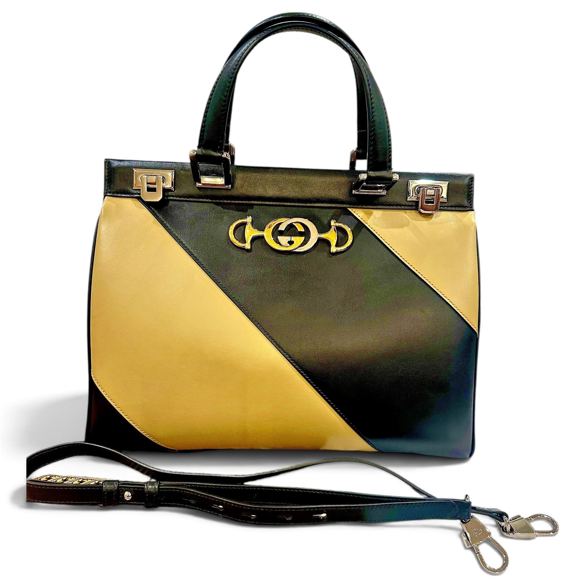 Zumi leather handbag