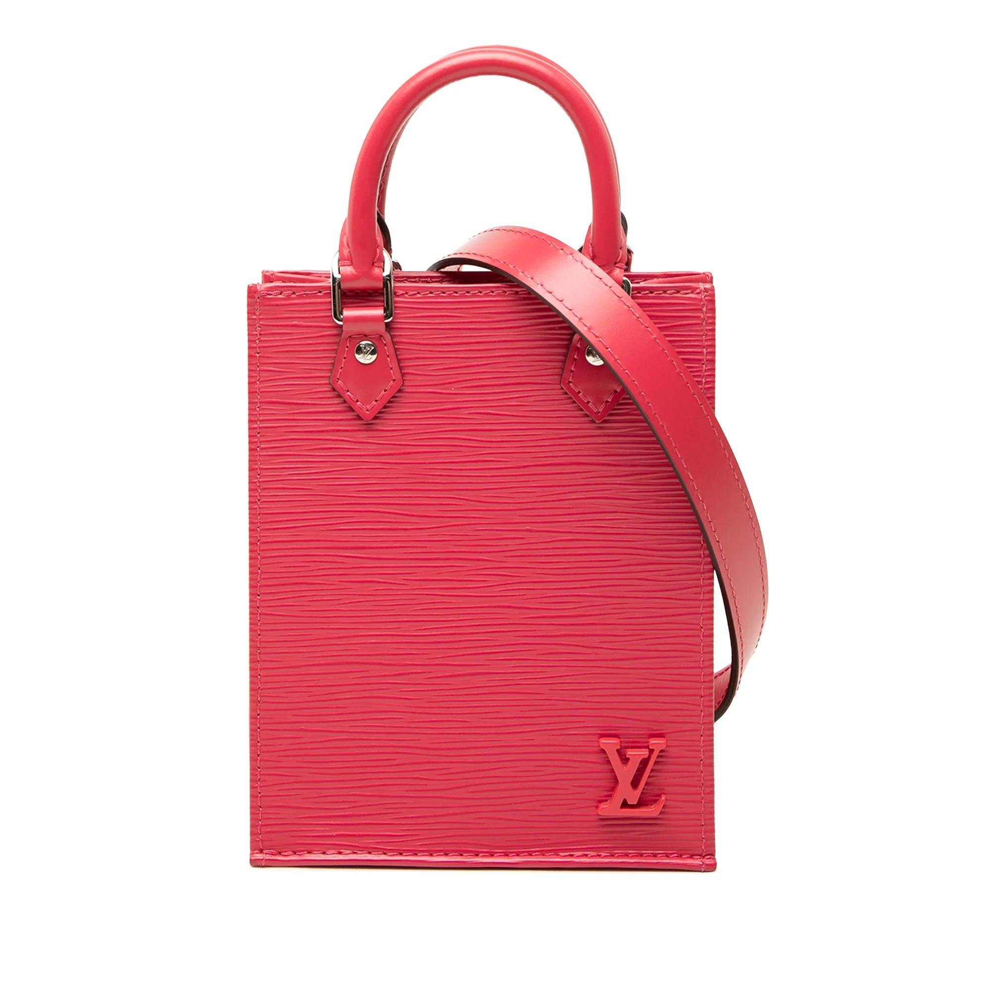 Plat leather satchel