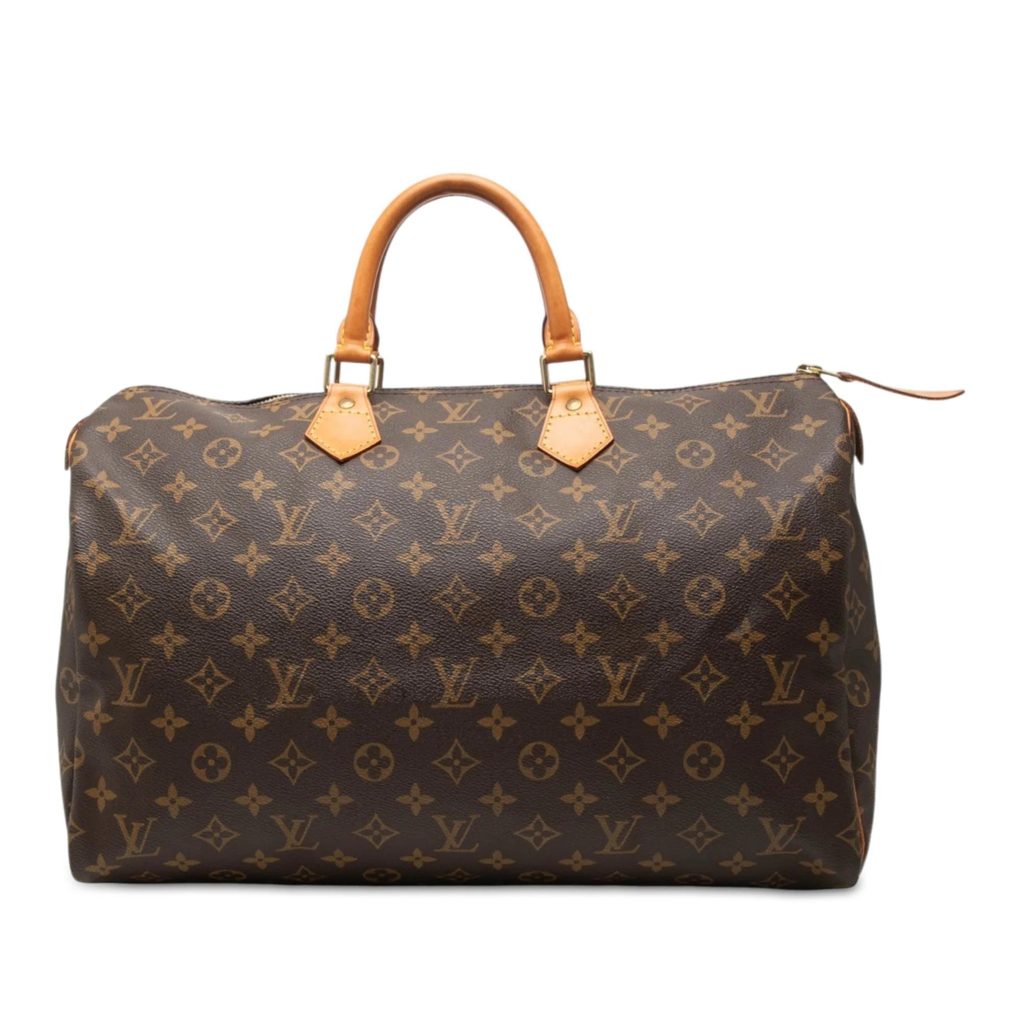 Speedy leather bag