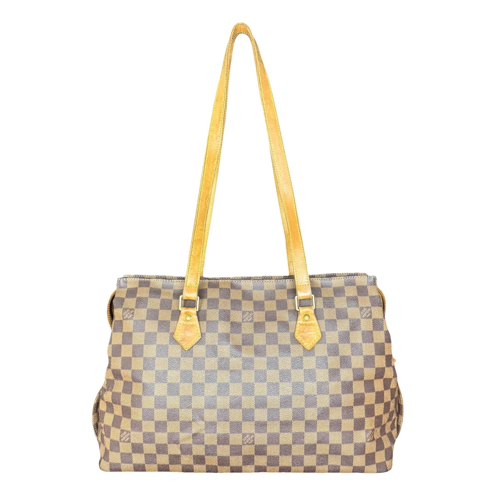 Leather tote