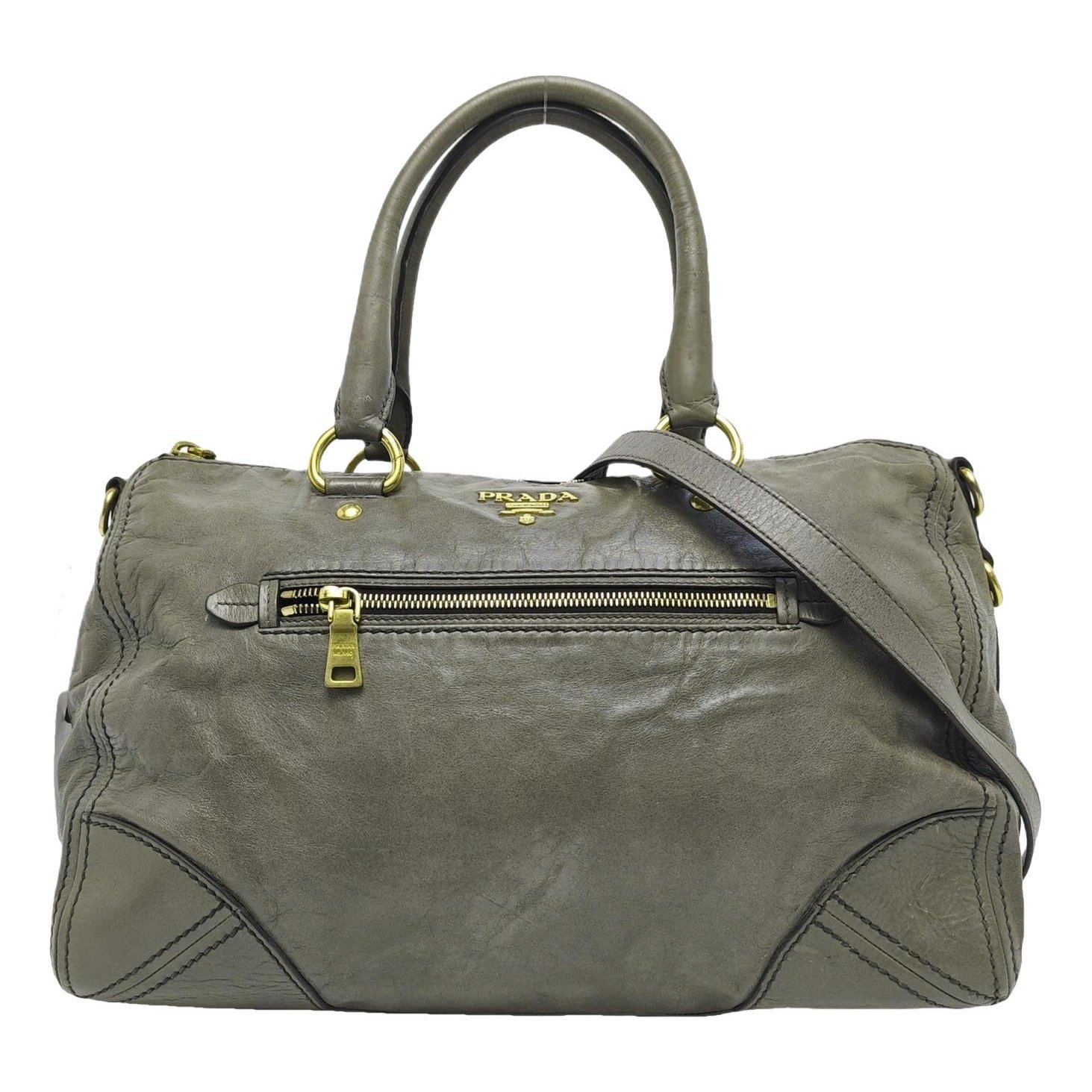 Leather handbag
