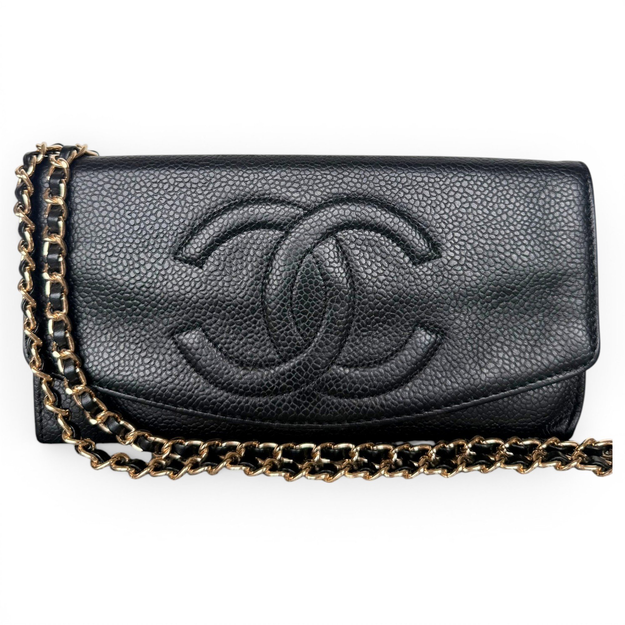 Wallet On Chain Timeless/Classique leather crossbody bag