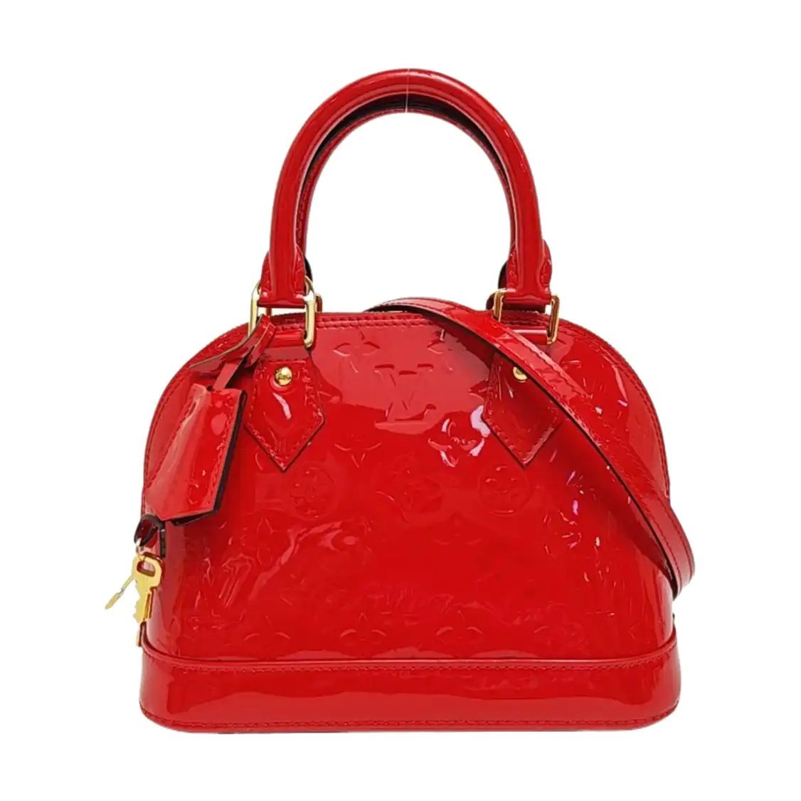 Alma BB patent leather handbag