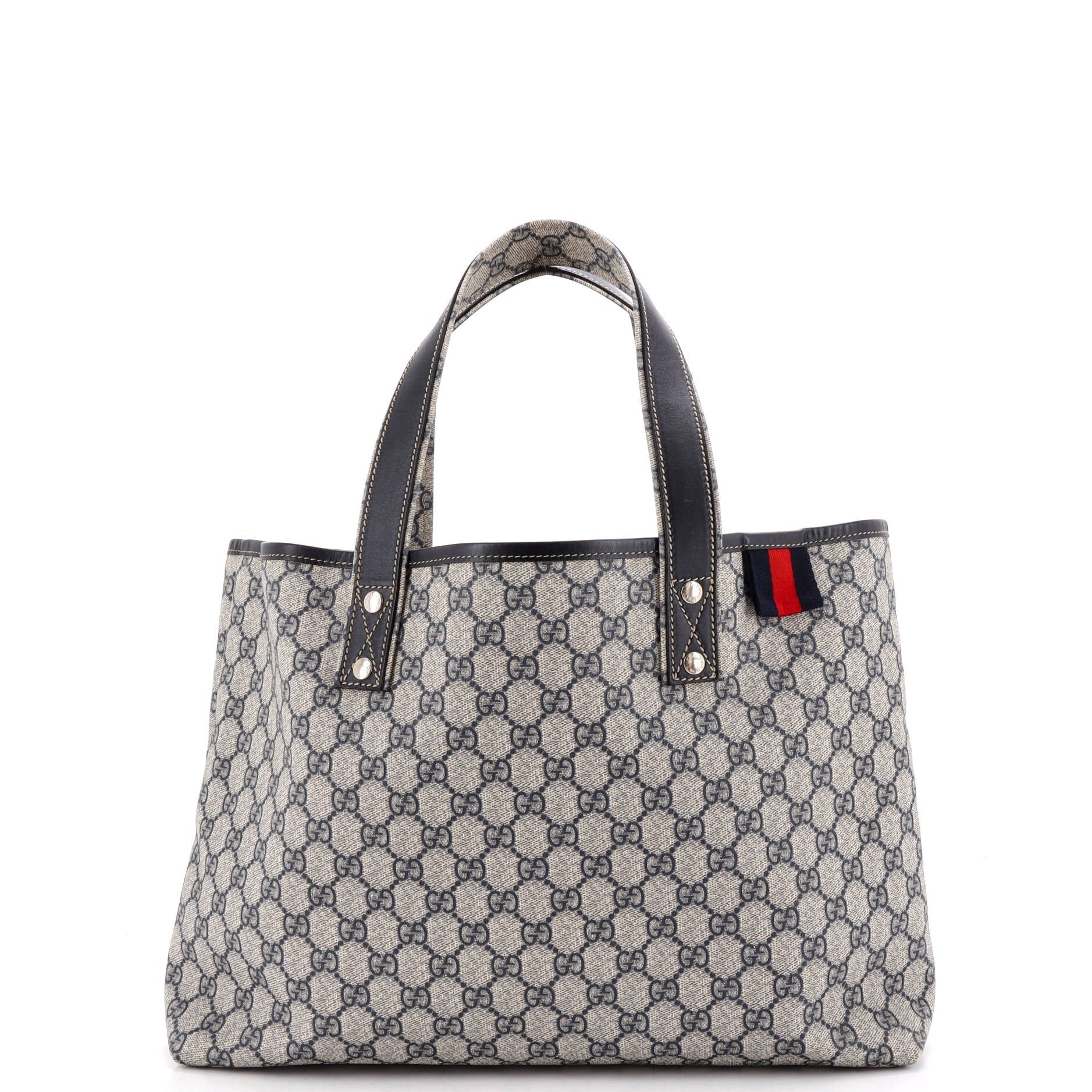 Web Loop Tote GG Coated Canvas Medium
