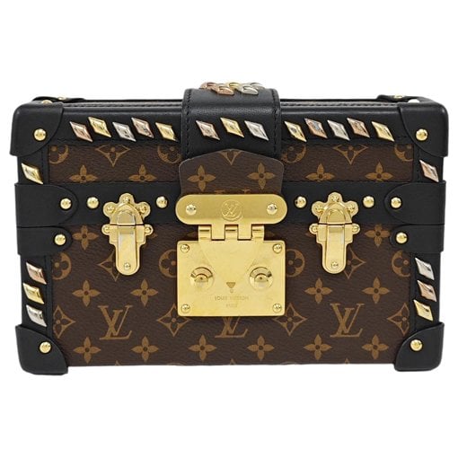 Petite Malle leather handbag