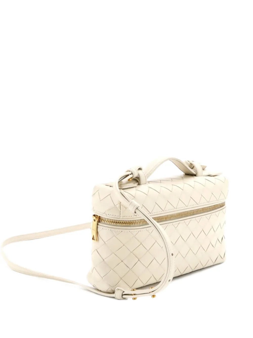 Bang Bang Vanity Case Intrecciato Leather crossbody bag