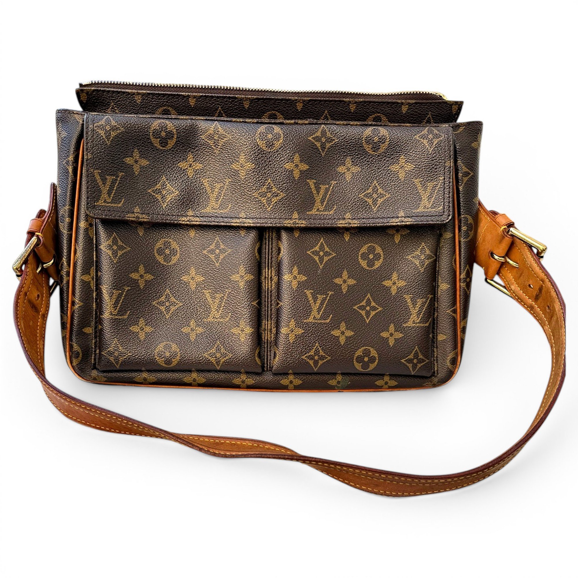 Viva Cité leather handbag