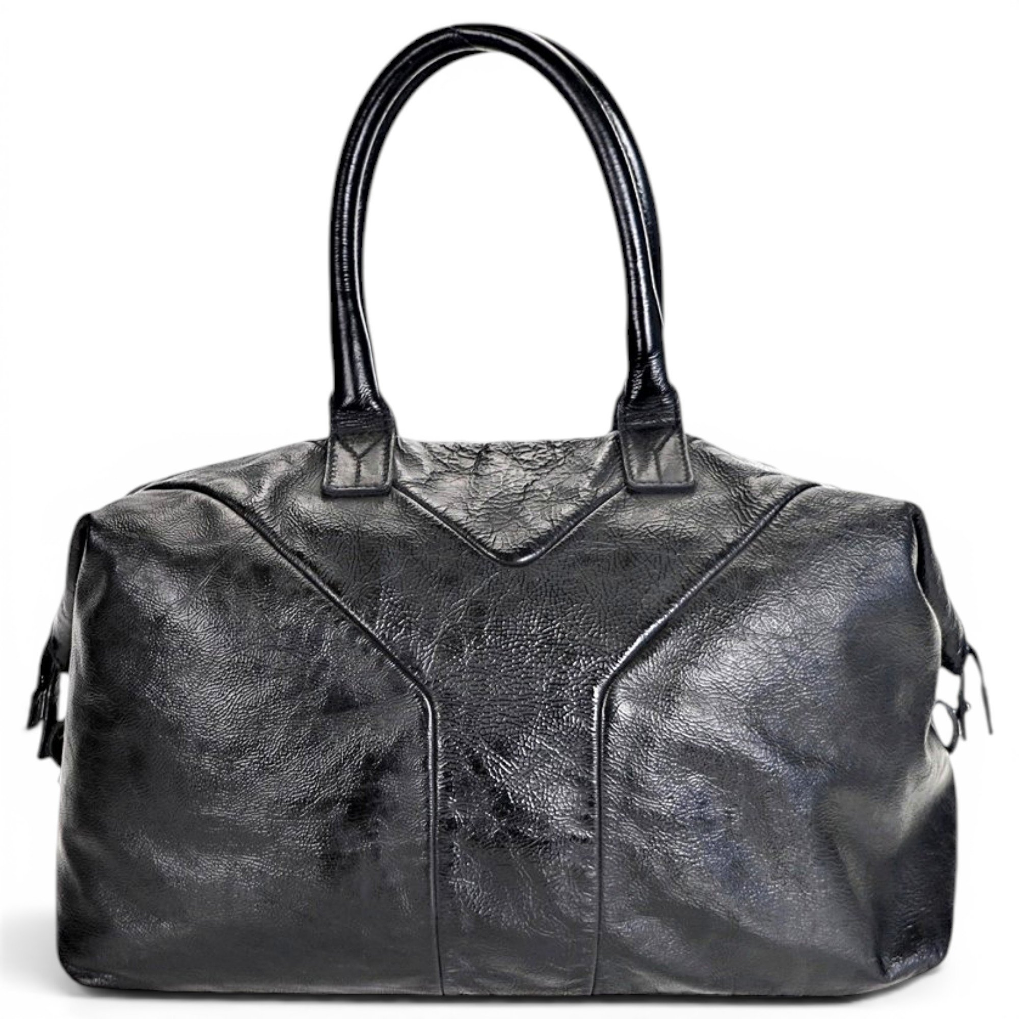 Bowling Toy leather tote