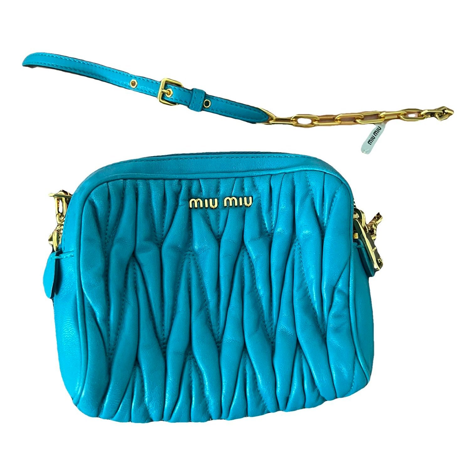 Matelassé leather bag