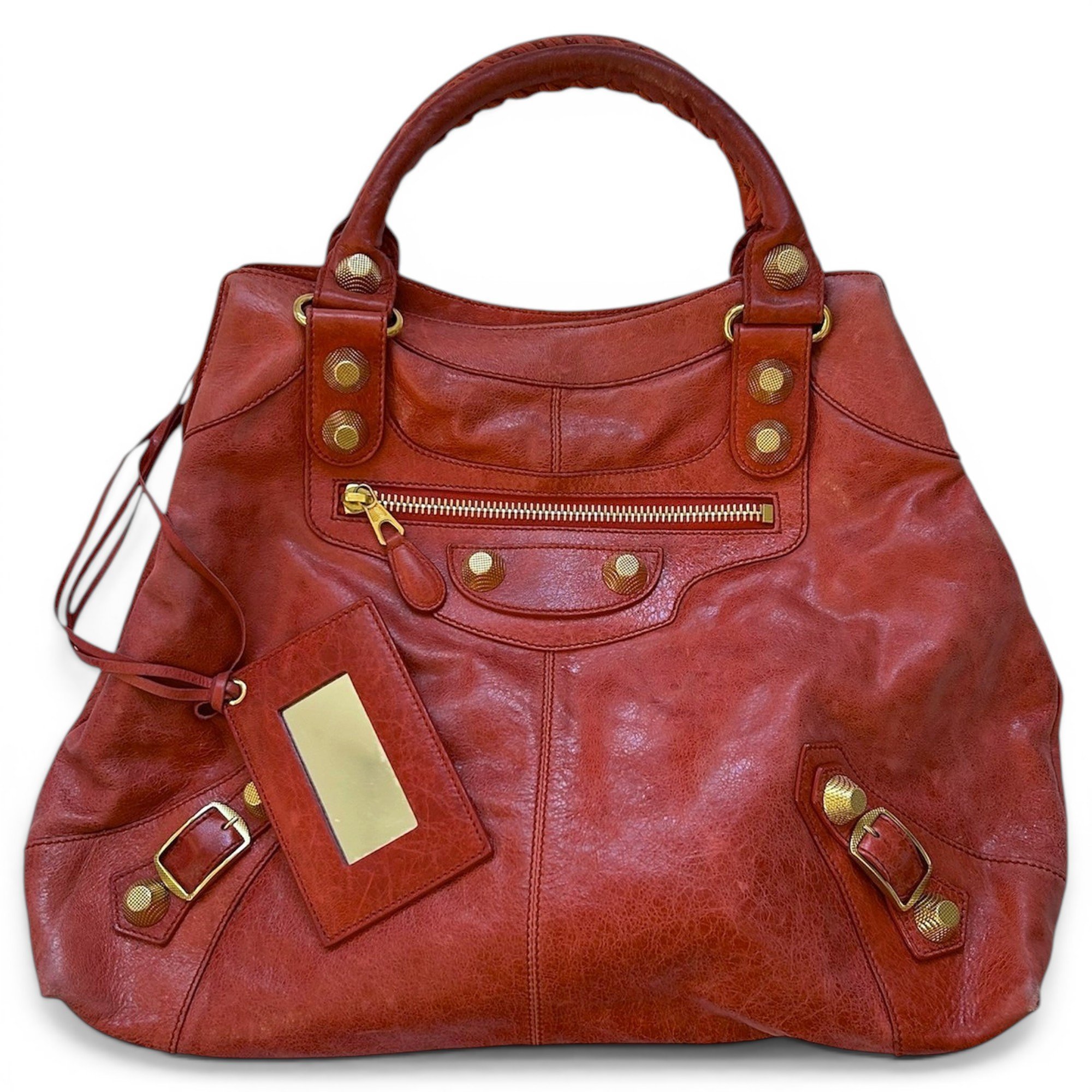 Leather handbag