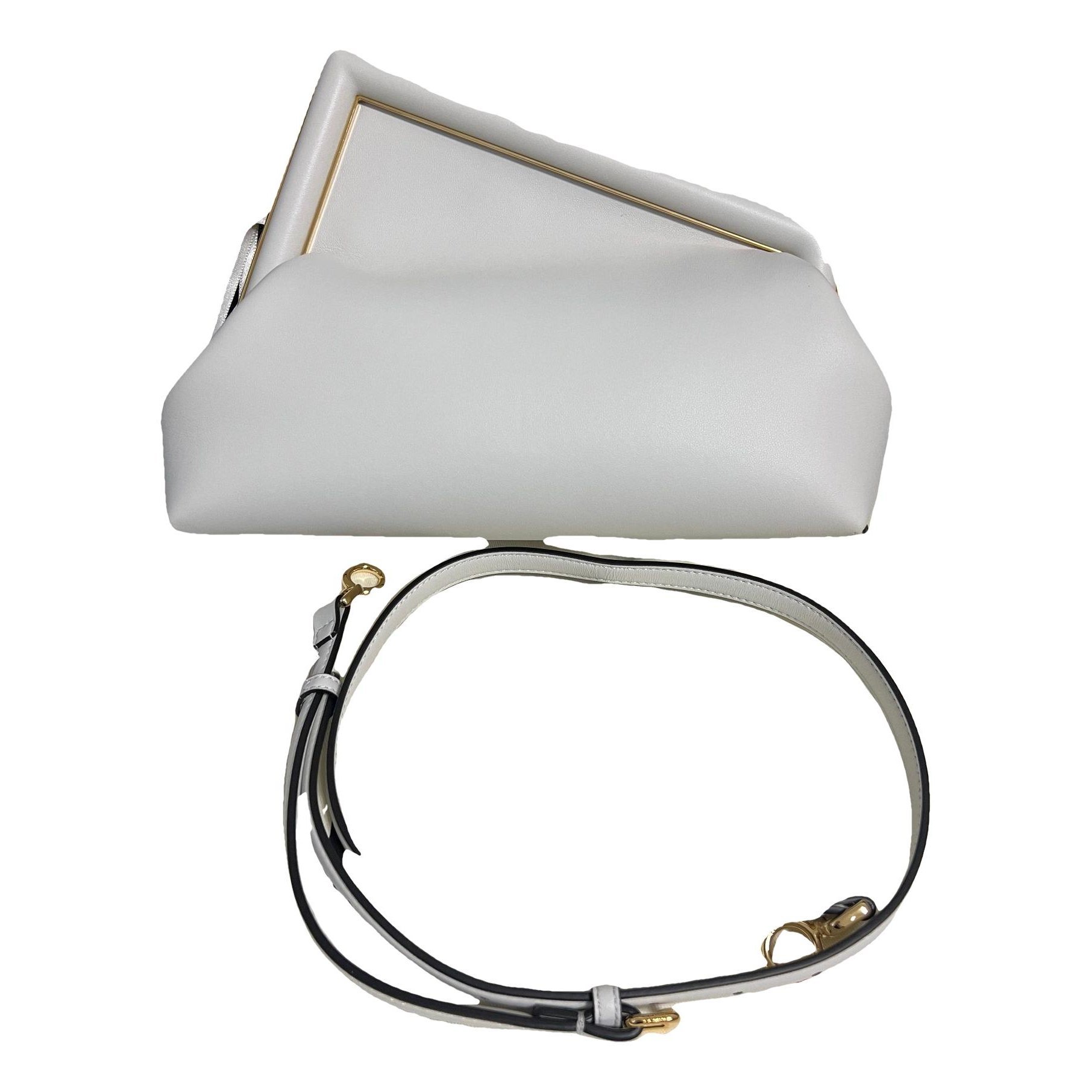 First leather handbag