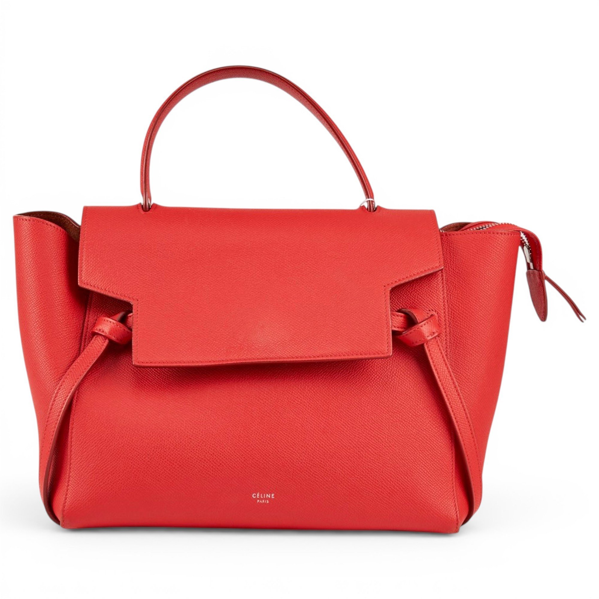 Belt leather handbag