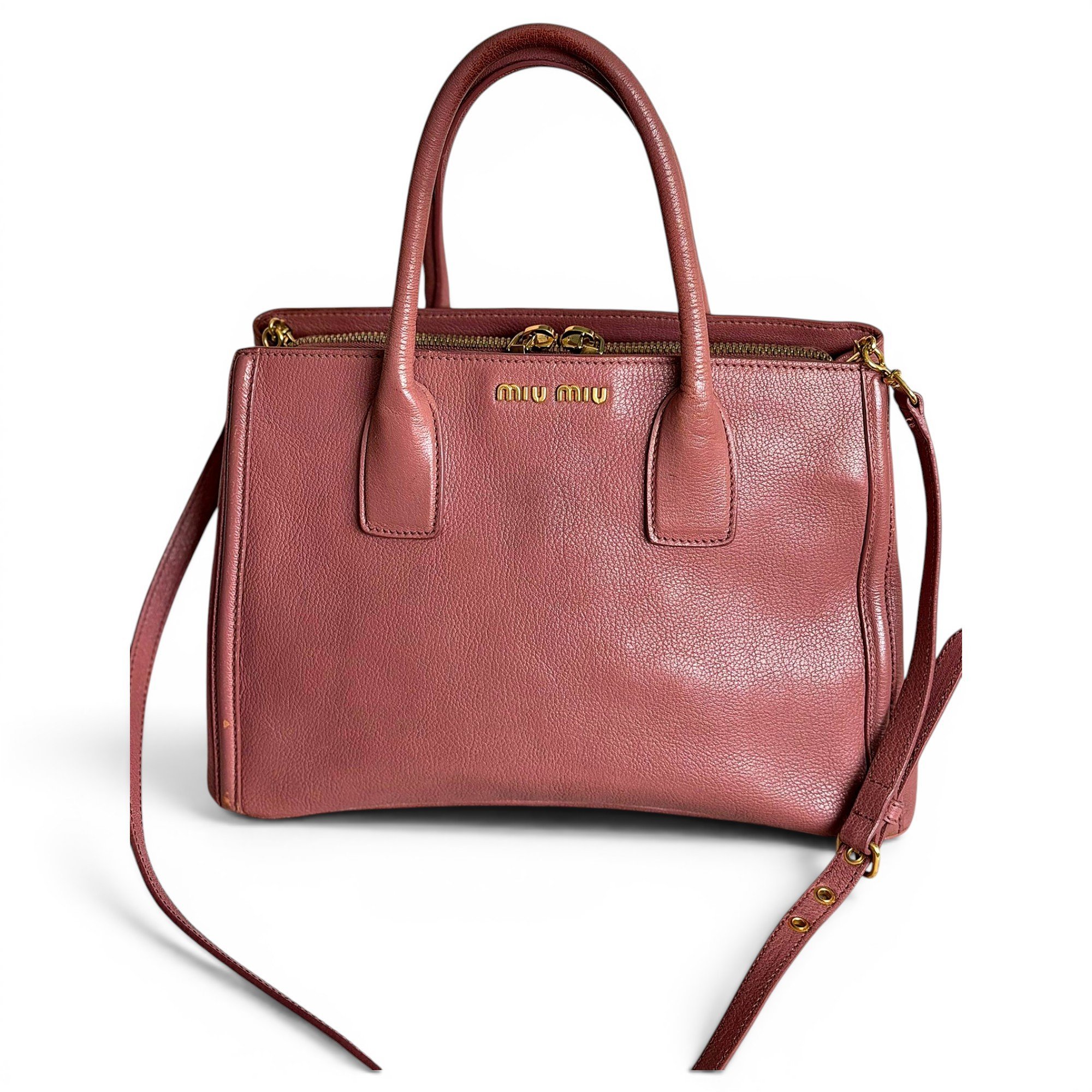 Vitello leather handbag