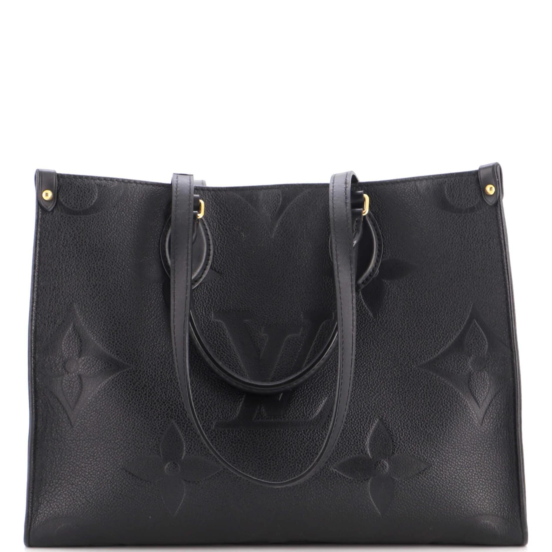 Leather tote