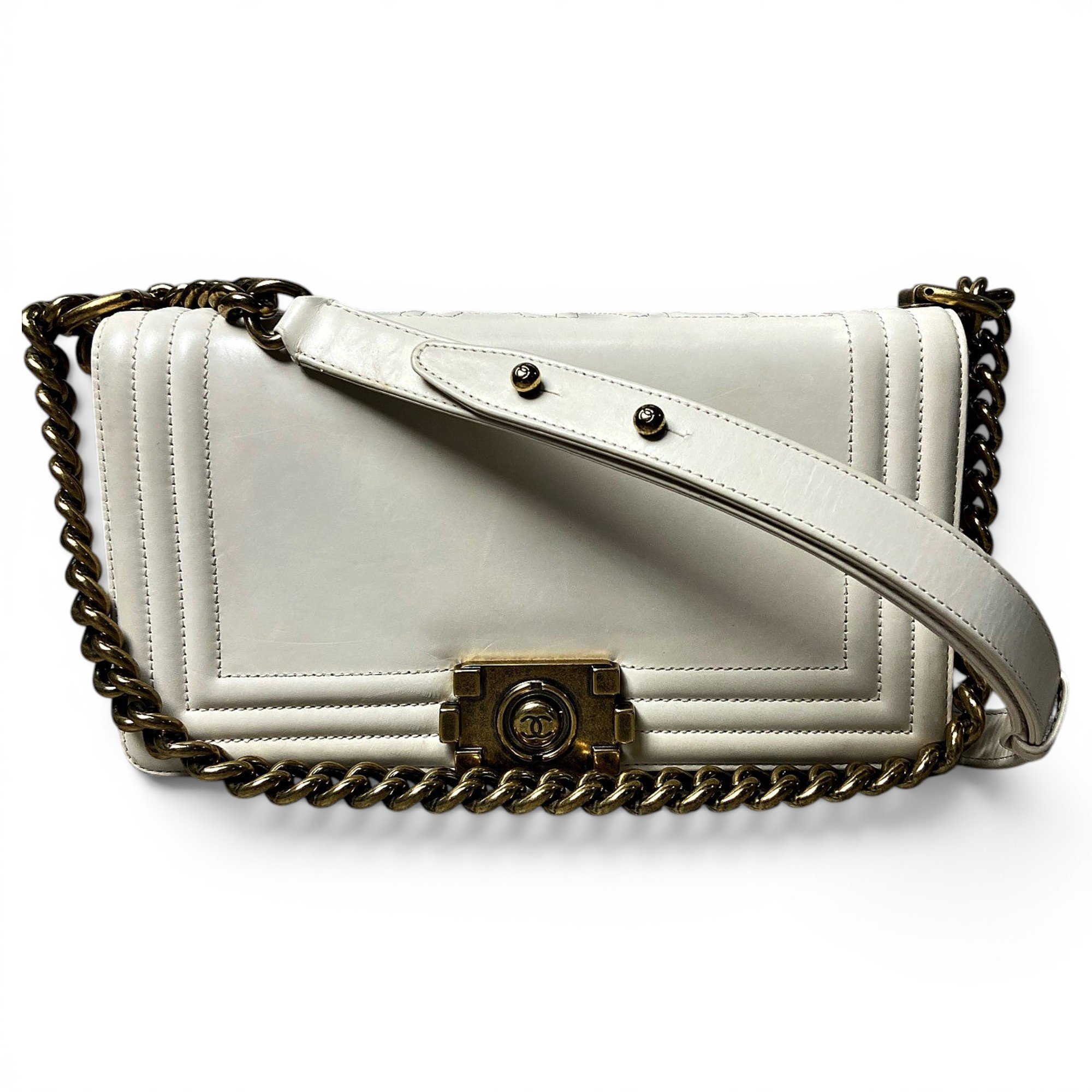 Boy leather crossbody bag
