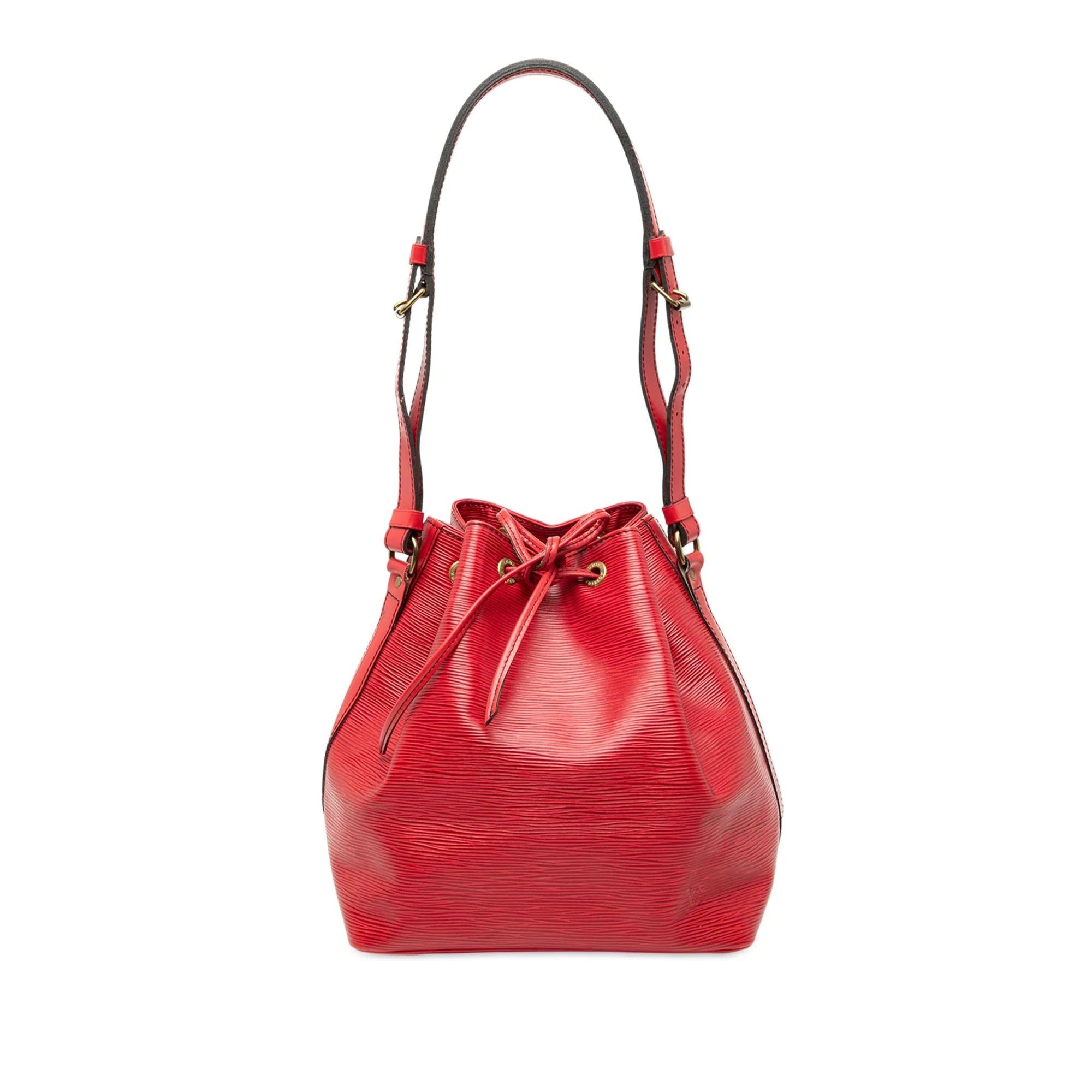 Louis Vuitton Bucket leather bag