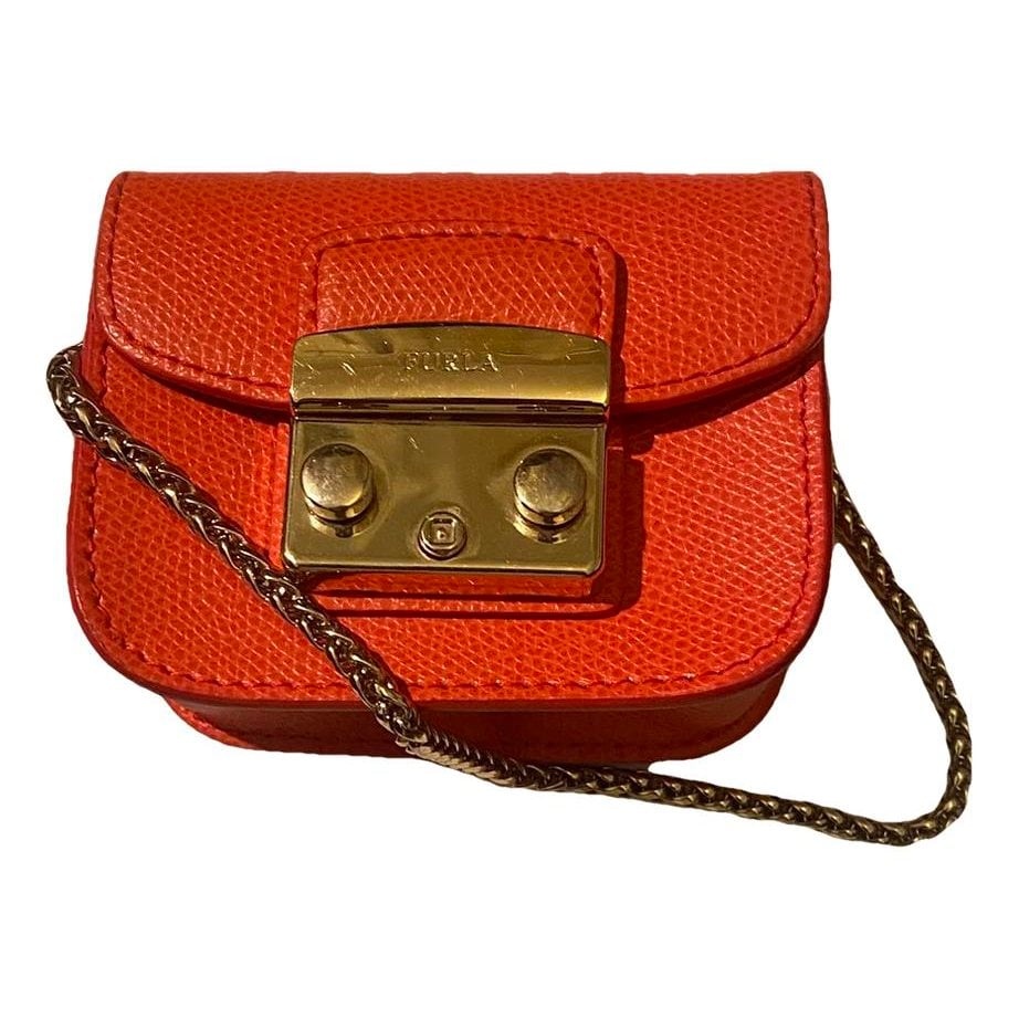 Furla Metropolis leather clutch bag