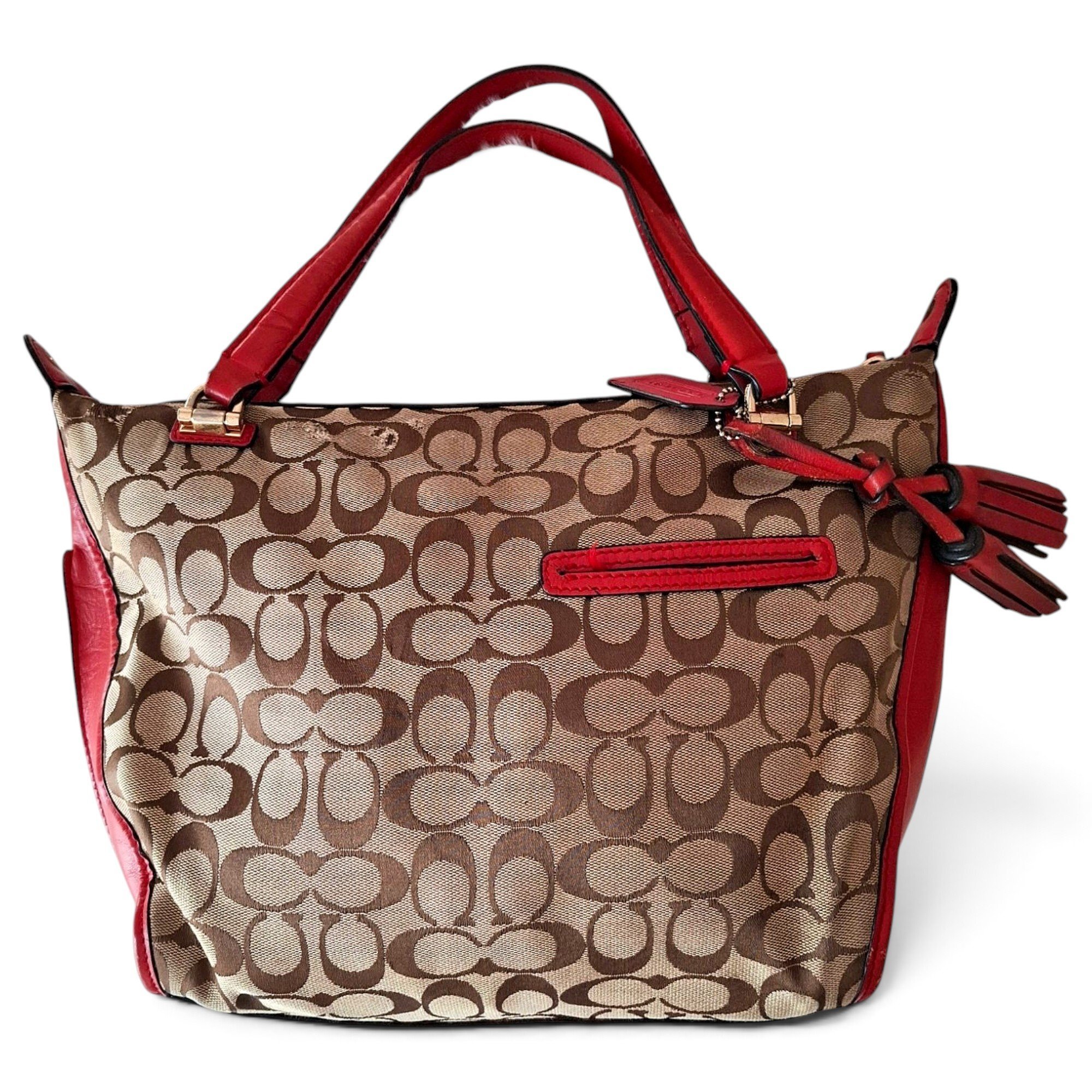 Leather tote