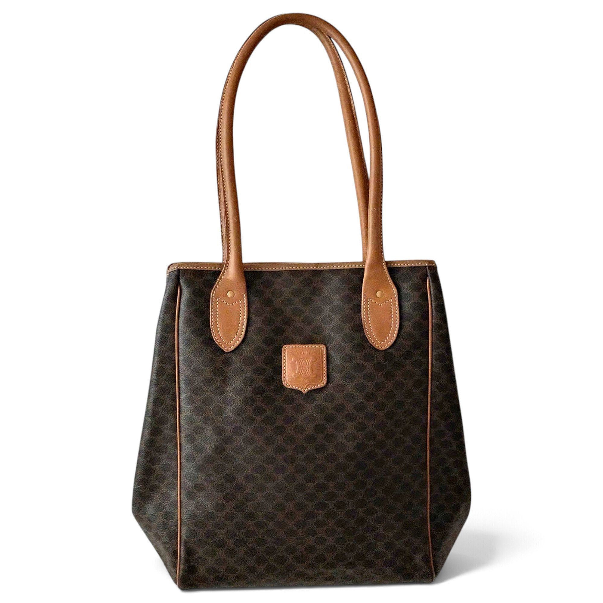 Leather tote