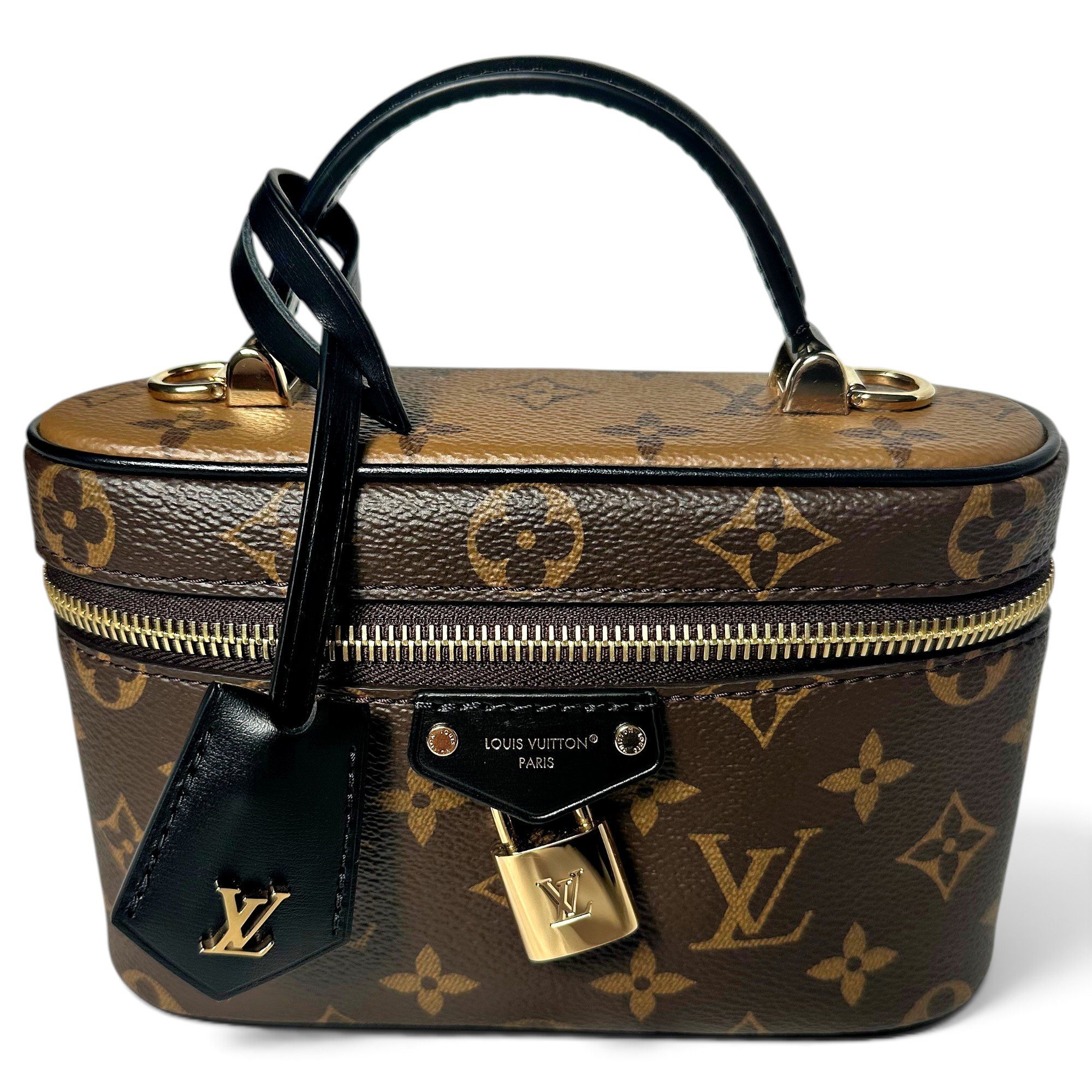 Vanity leather crossbody bag
