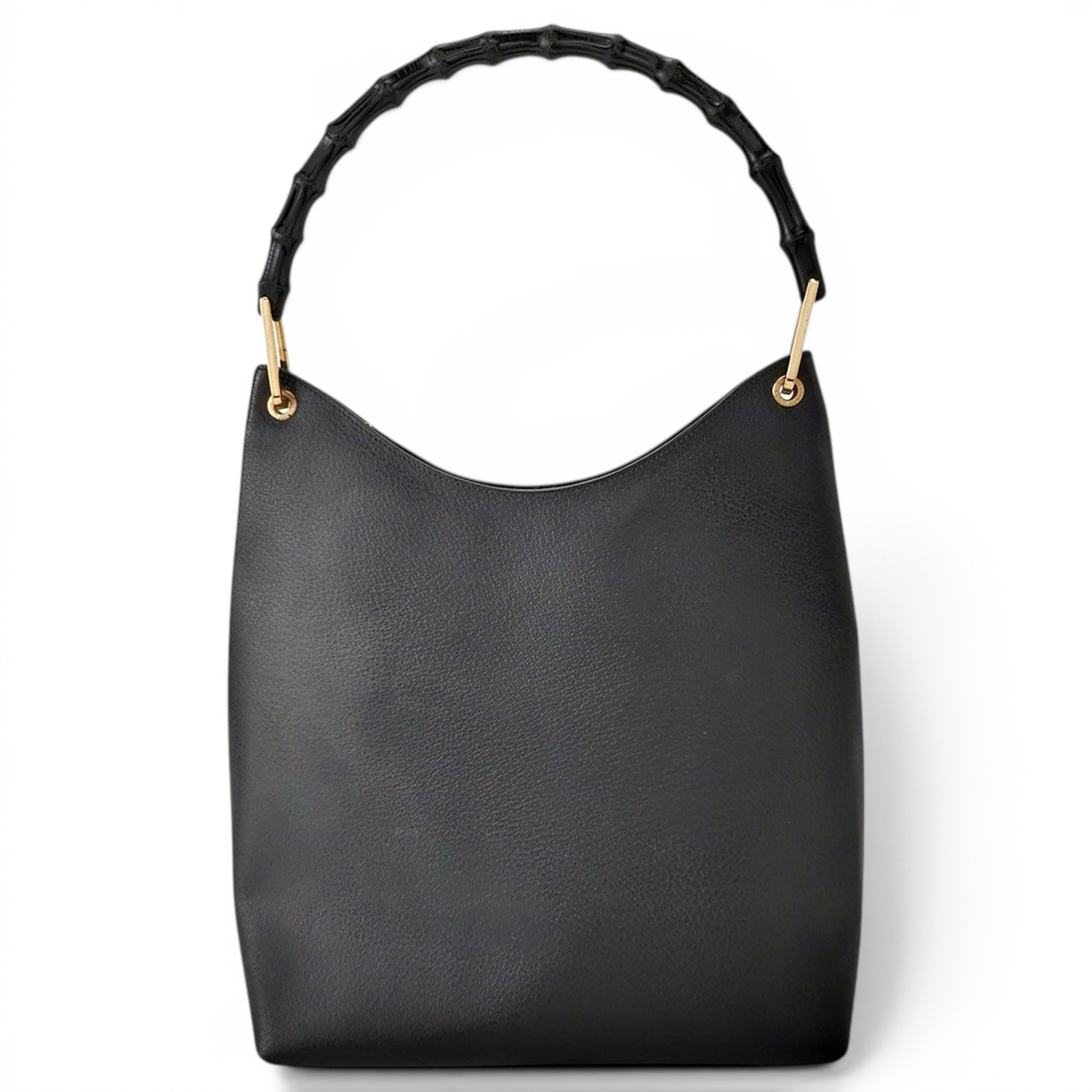 Bamboo leather handbag