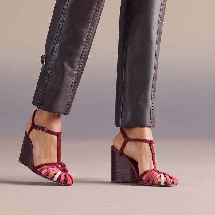 Multicolore Rouge H Noa 95 Sandal