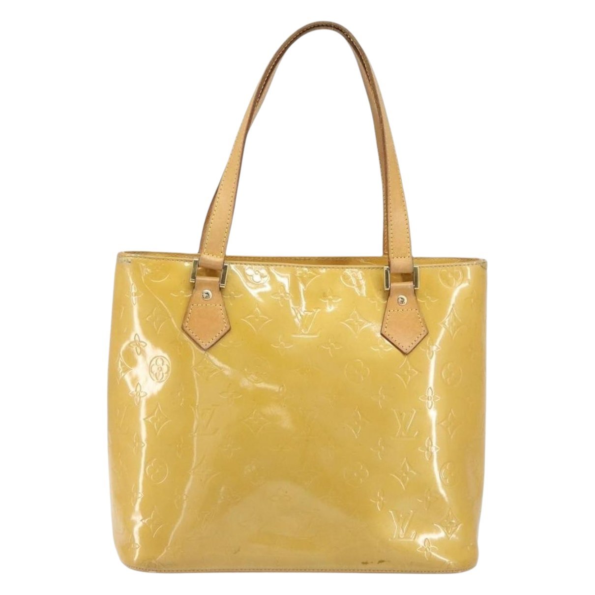 Houston patent leather handbag