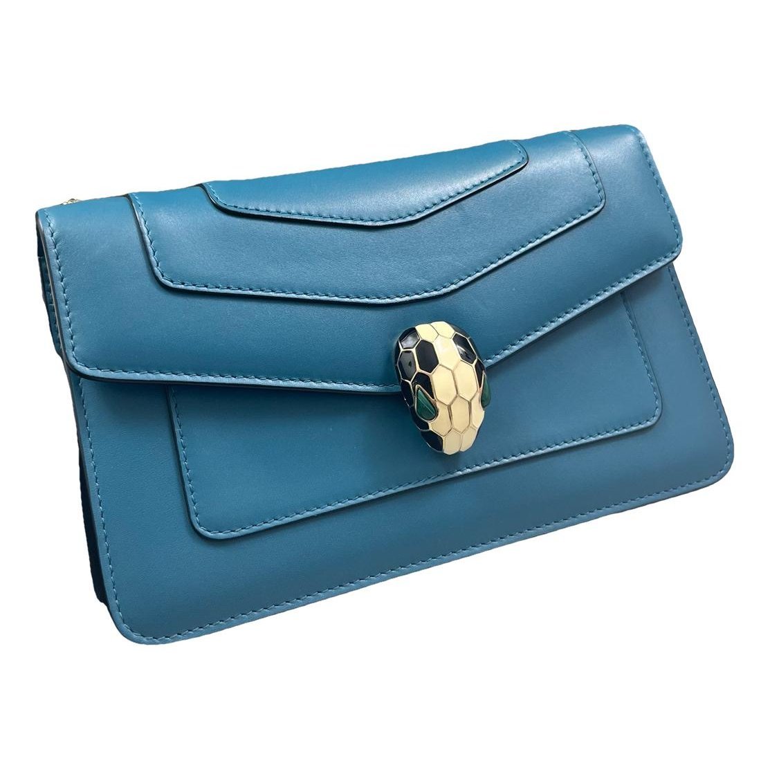 Serpenti leather handbag