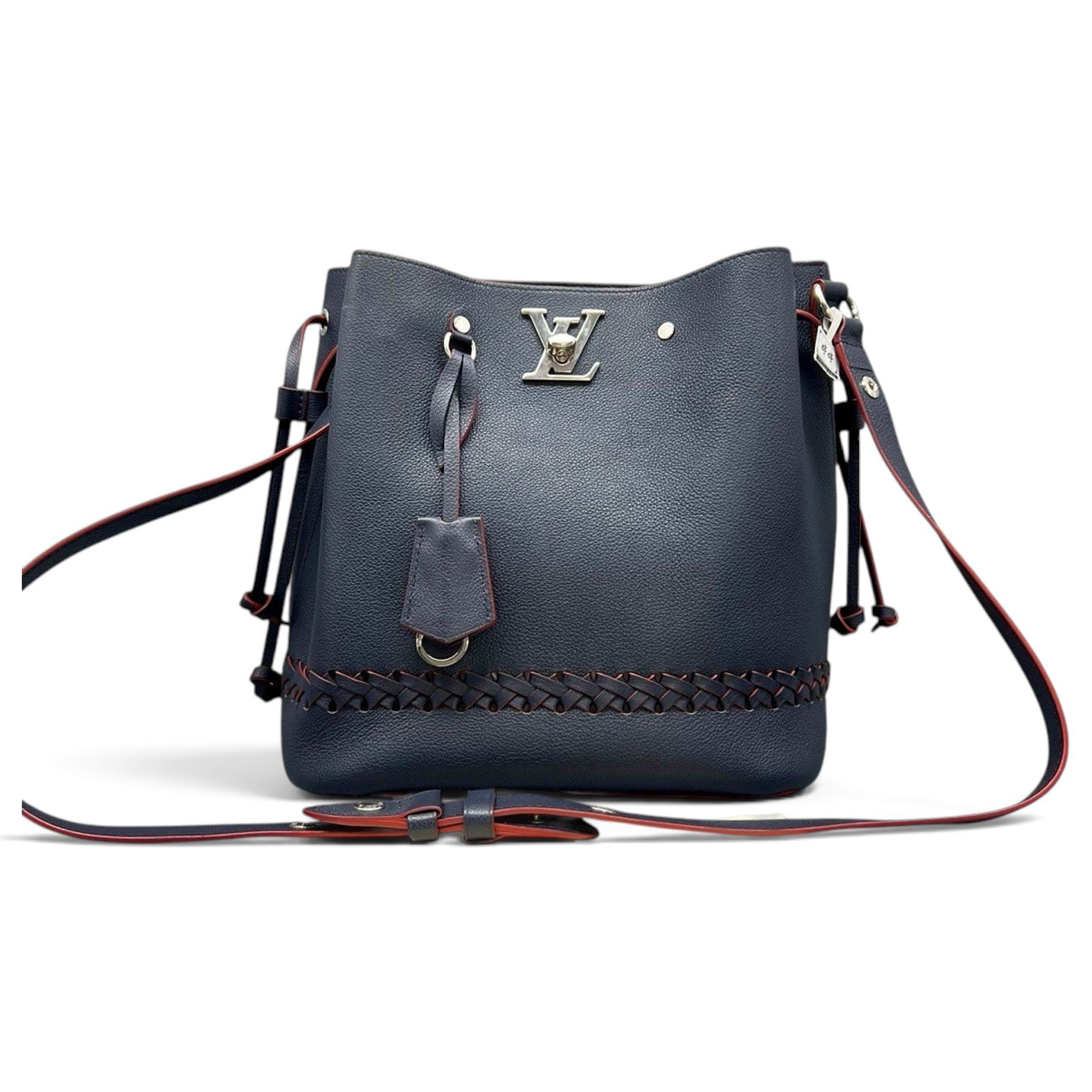 Louis Vuitton Lockme Bucket leather handbag