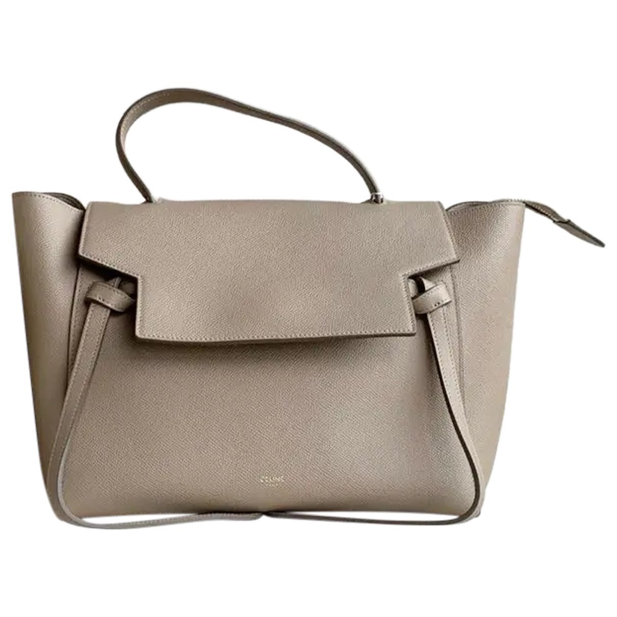 Belt leather handbag