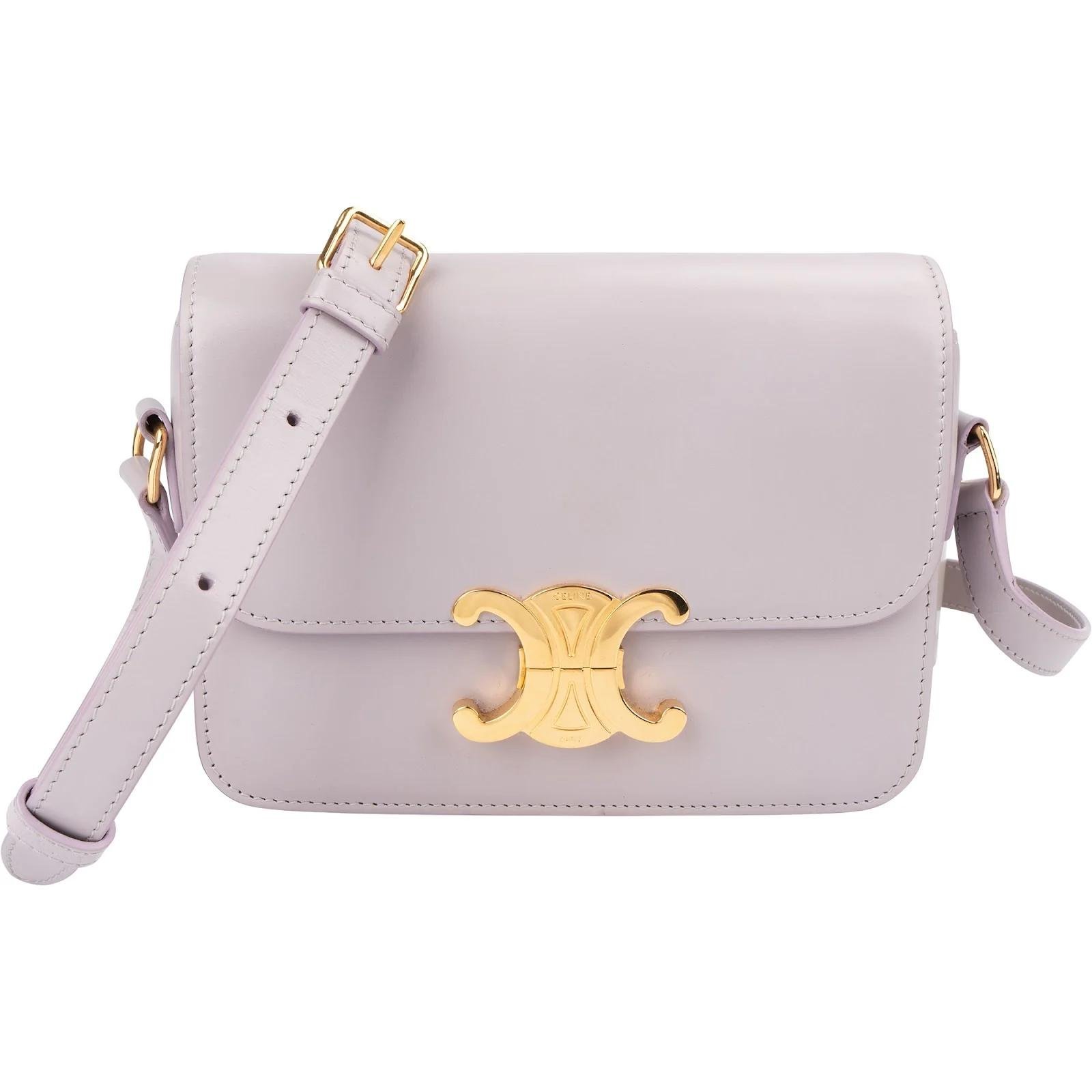 Triomphe leather crossbody bag